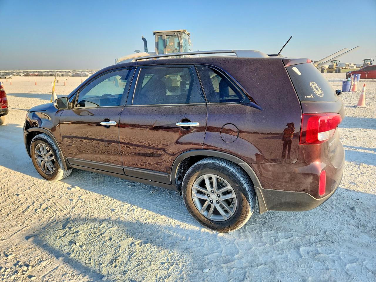 2015 Kia Sorento Burgundy vin: 5XYKT3A67FG580063