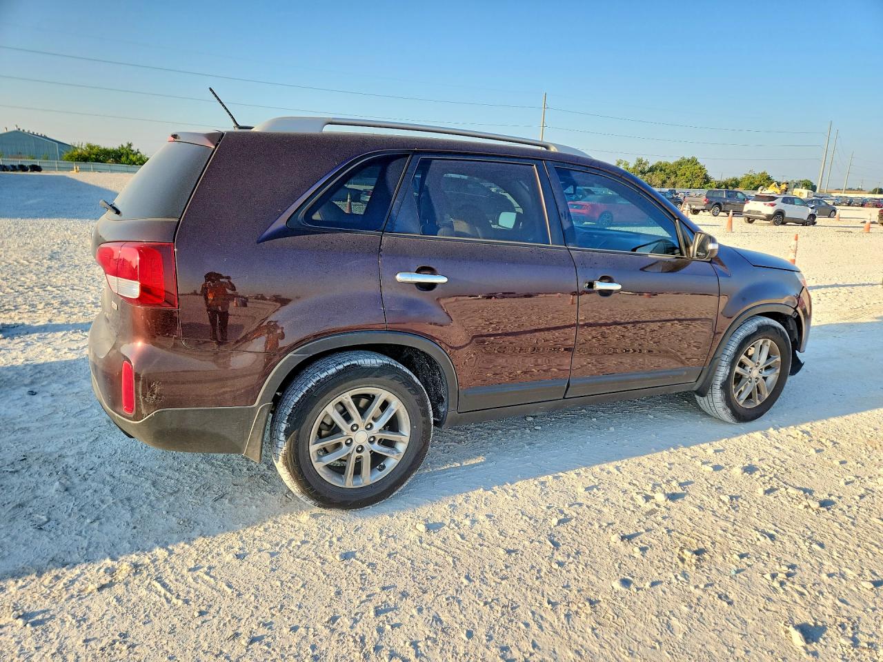 2015 Kia Sorento Burgundy vin: 5XYKT3A67FG580063