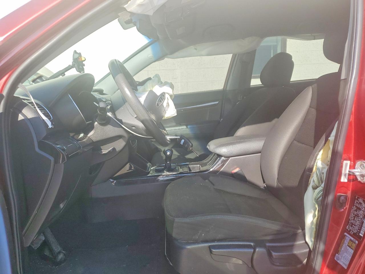 2015 Kia Sorento Lx Red vin: 5XYKT3A67FG595291