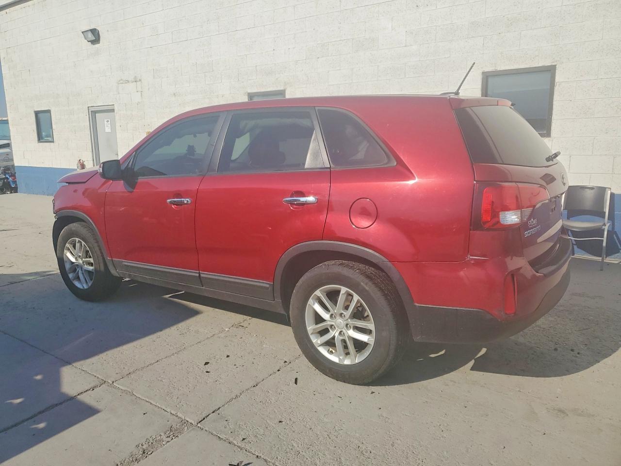 2015 Kia Sorento Lx Red vin: 5XYKT3A67FG595291