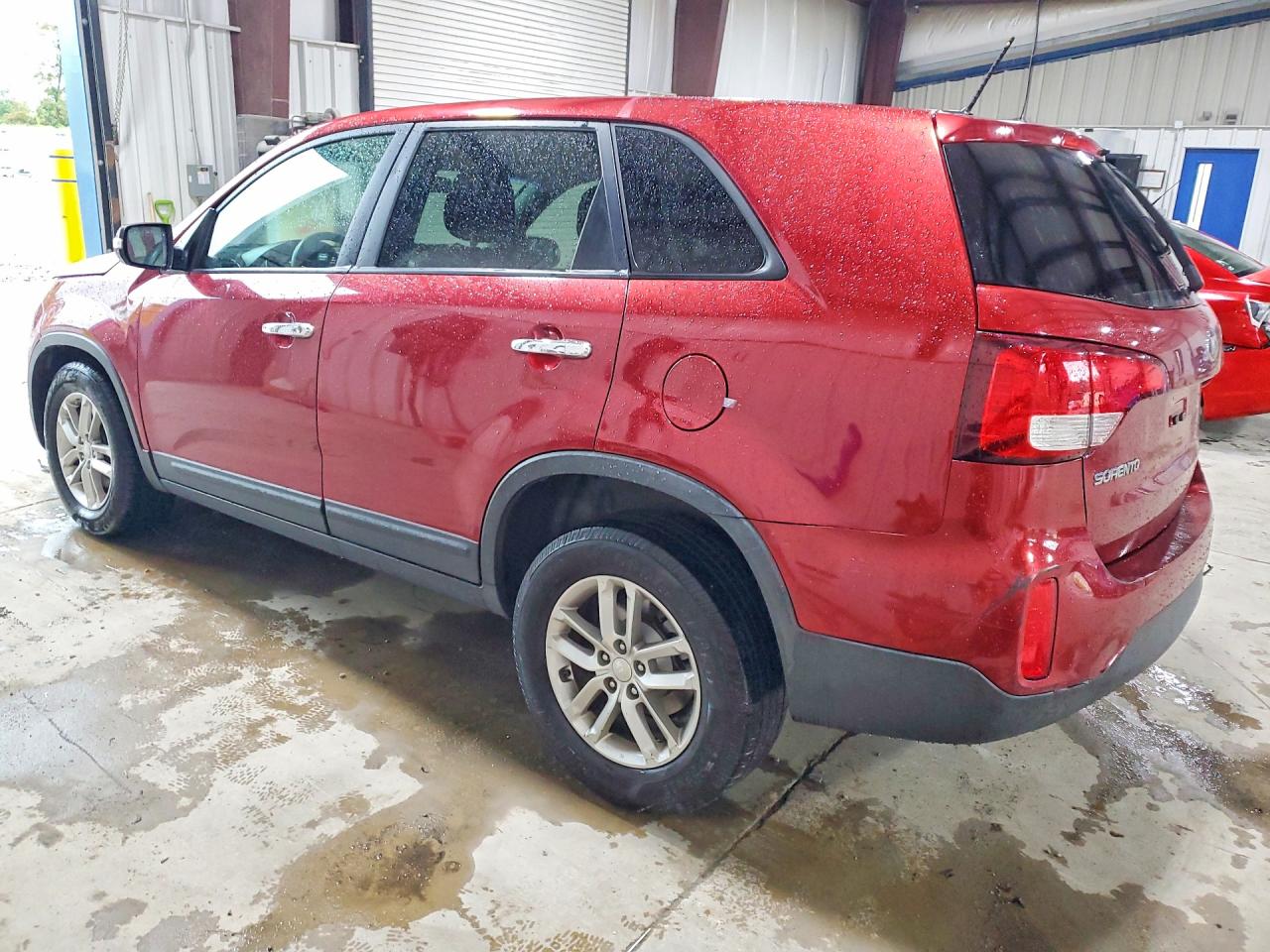 2015 Kia Sorento Lx Red vin: 5XYKT3A67FG599762