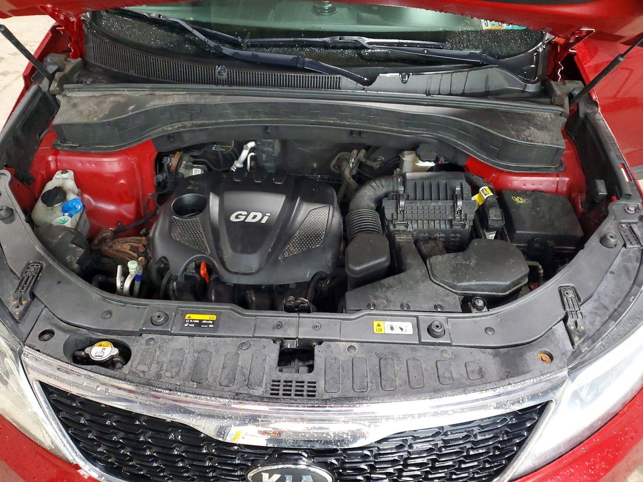 2015 Kia Sorento Lx Red vin: 5XYKT3A67FG599762