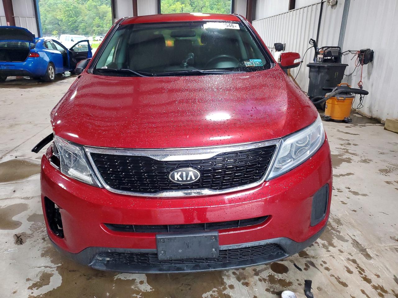2015 Kia Sorento Lx Red vin: 5XYKT3A67FG599762