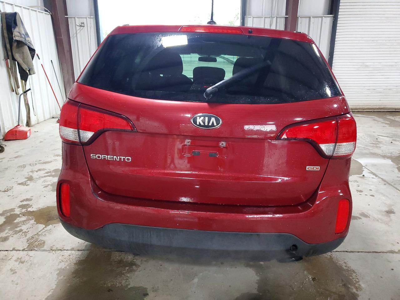 2015 Kia Sorento Lx Red vin: 5XYKT3A67FG599762
