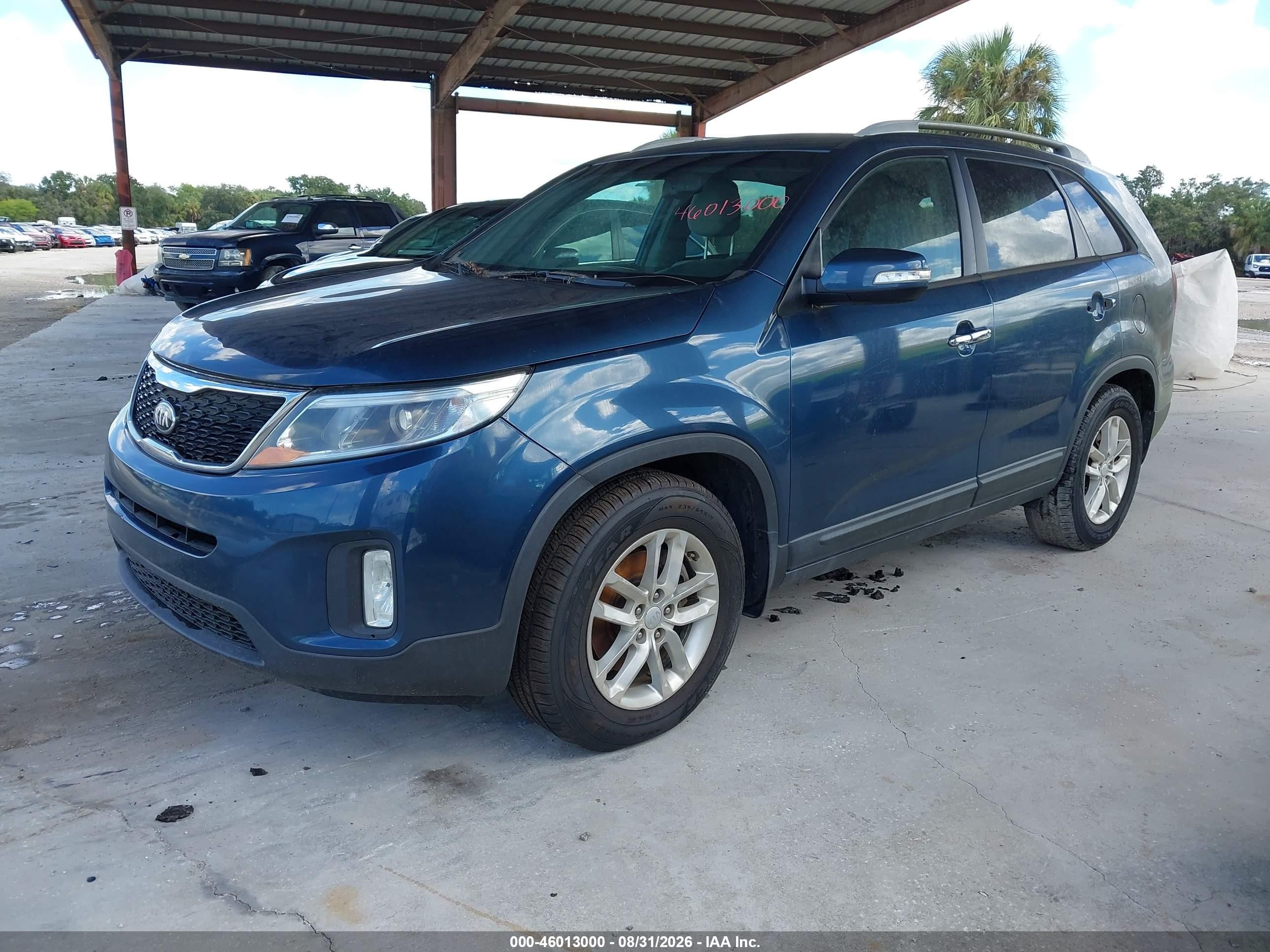 2015 Kia Sorento Lx Blue vin: 5XYKT3A67FG603888