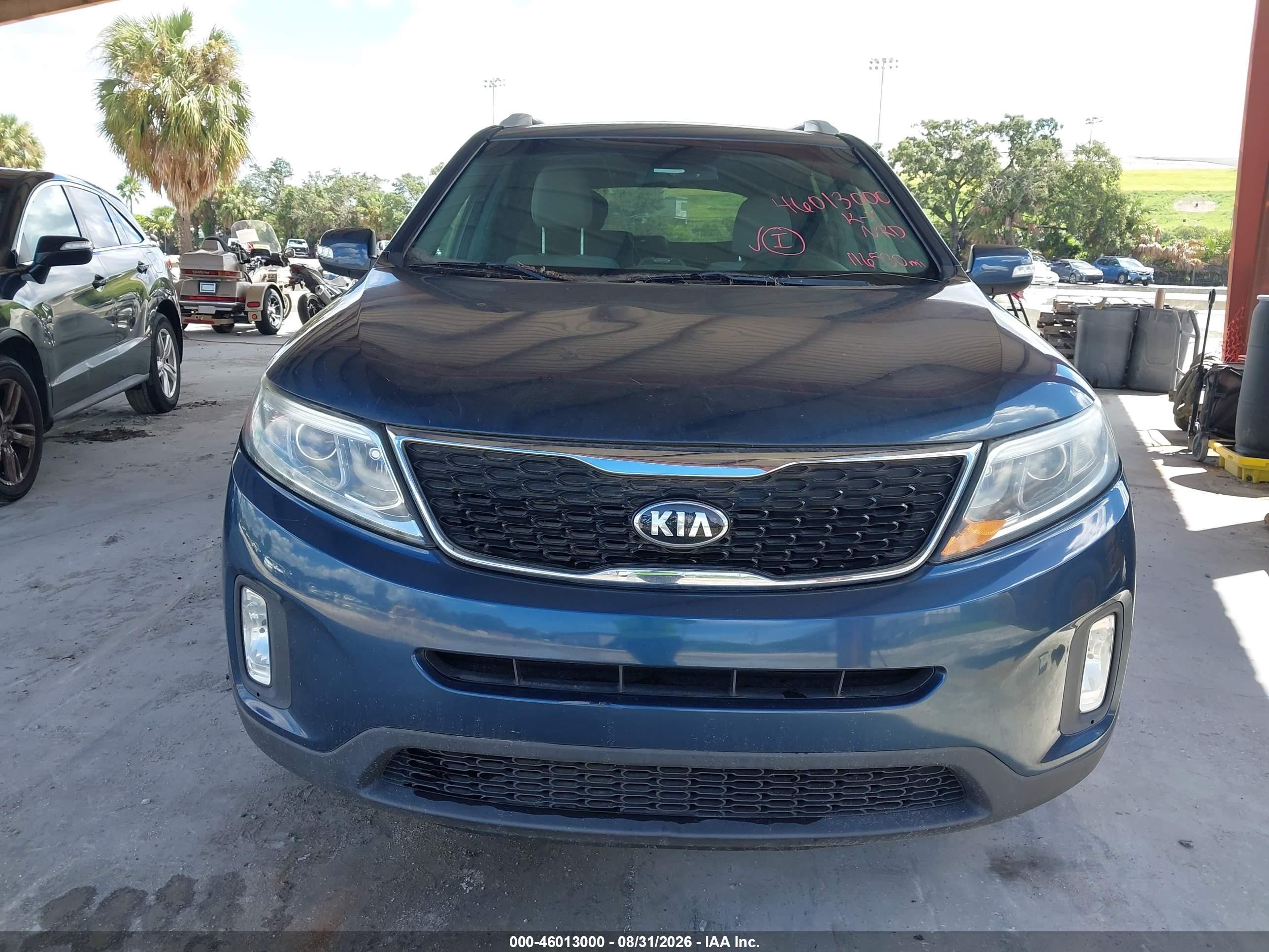 2015 Kia Sorento Lx Blue vin: 5XYKT3A67FG603888