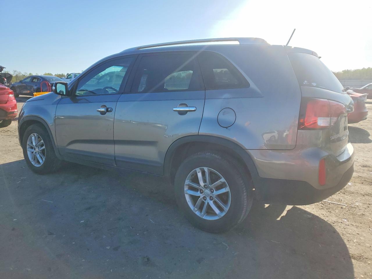 2015 Kia Sorento Lx Gray vin: 5XYKT3A67FG660334