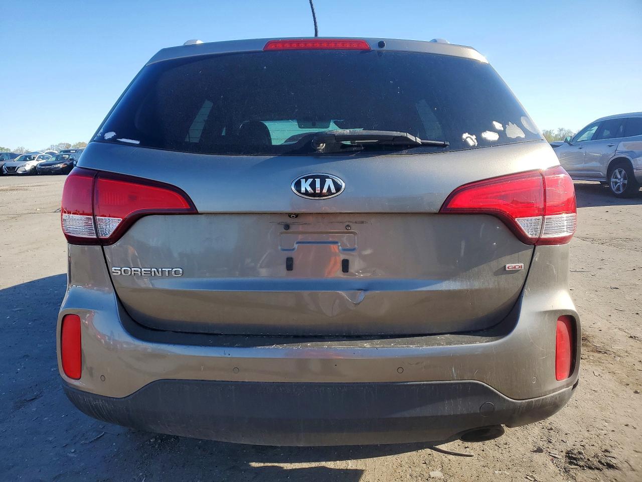 2015 Kia Sorento Lx Gray vin: 5XYKT3A67FG660334