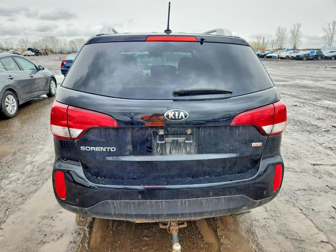 2015 Kia Sorento Lx Black vin: 5XYKT3A67FG661130