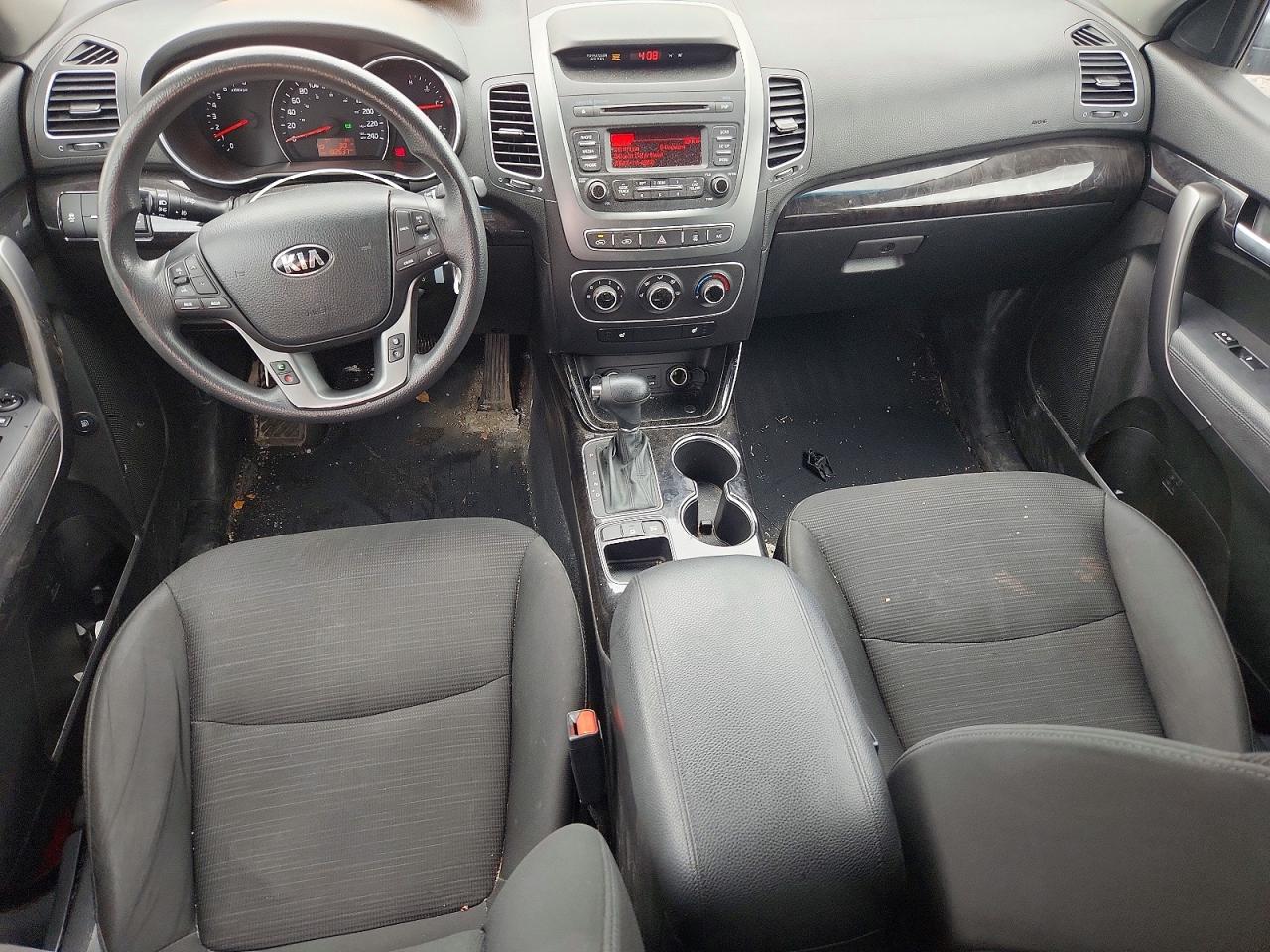 2015 Kia Sorento Lx Black vin: 5XYKT3A67FG661130
