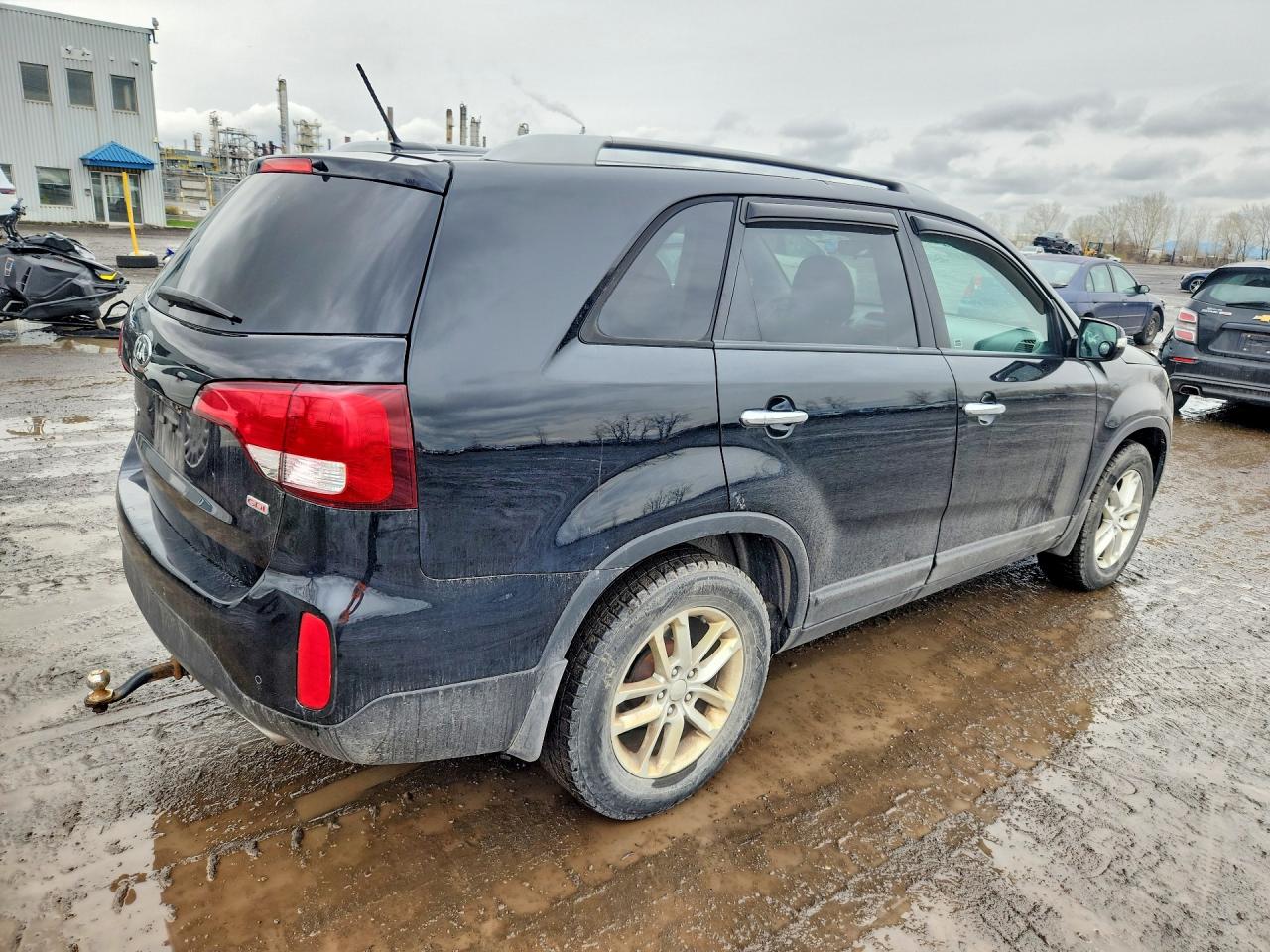 2015 Kia Sorento Lx Black vin: 5XYKT3A67FG661130