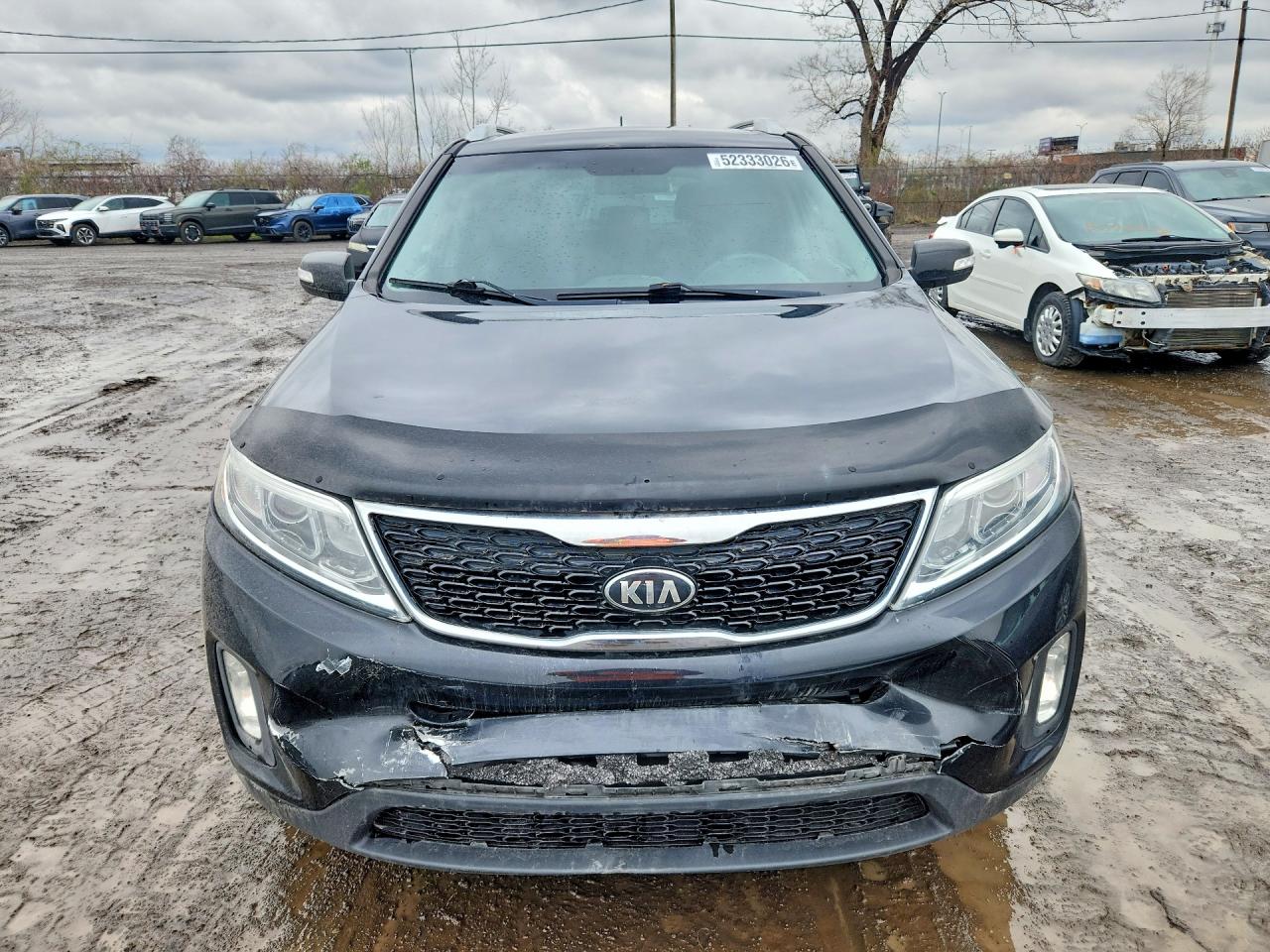 2015 Kia Sorento Lx Black vin: 5XYKT3A67FG661130