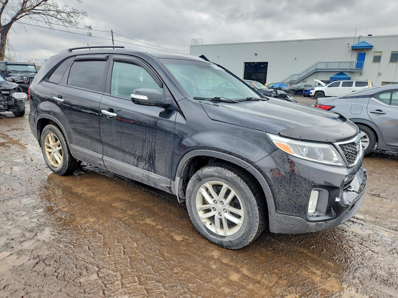 2015 Kia Sorento Lx Black vin: 5XYKT3A67FG661130