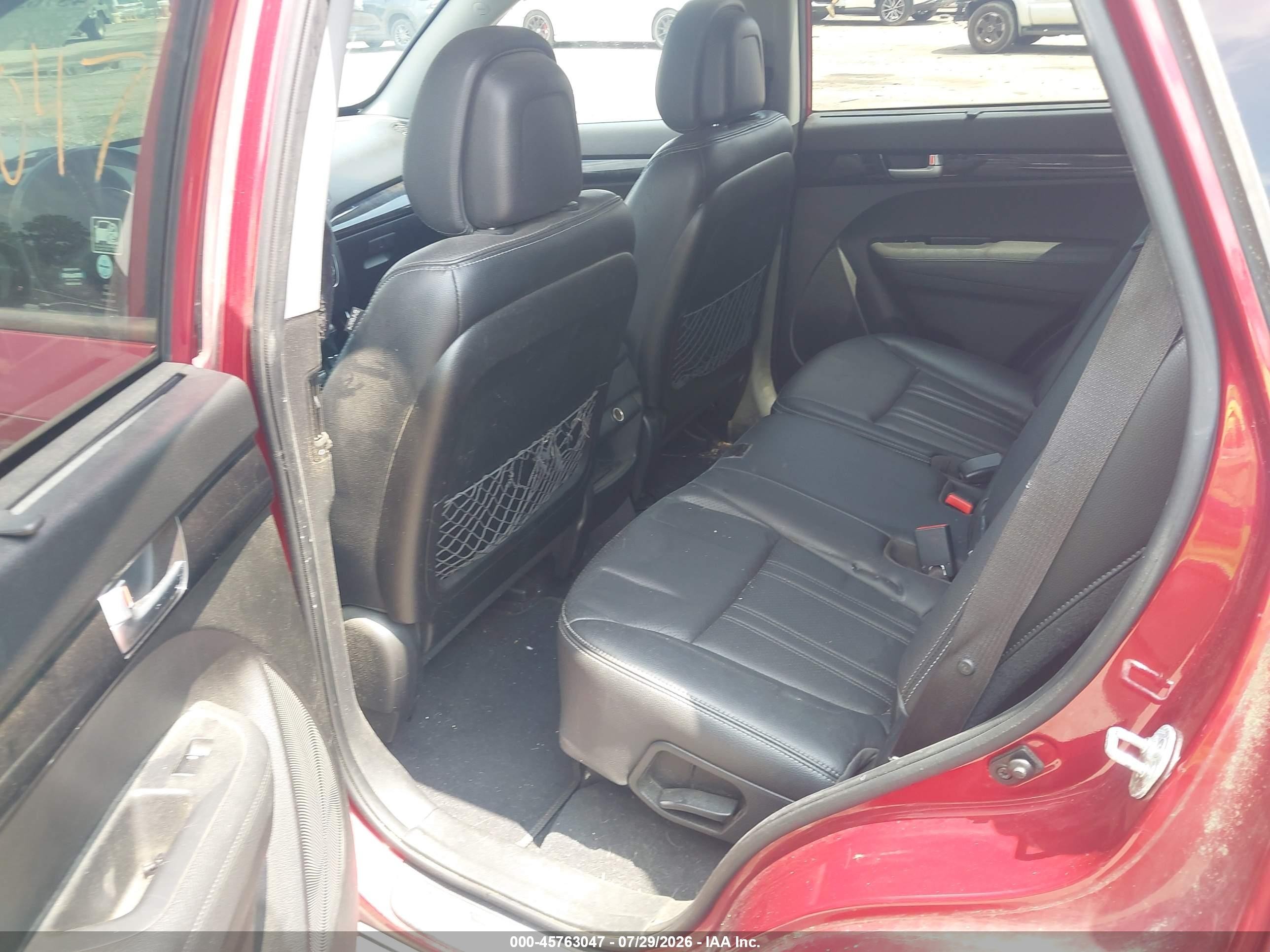2015 Kia Sorento Lx Red vin: 5XYKT3A67FG662245