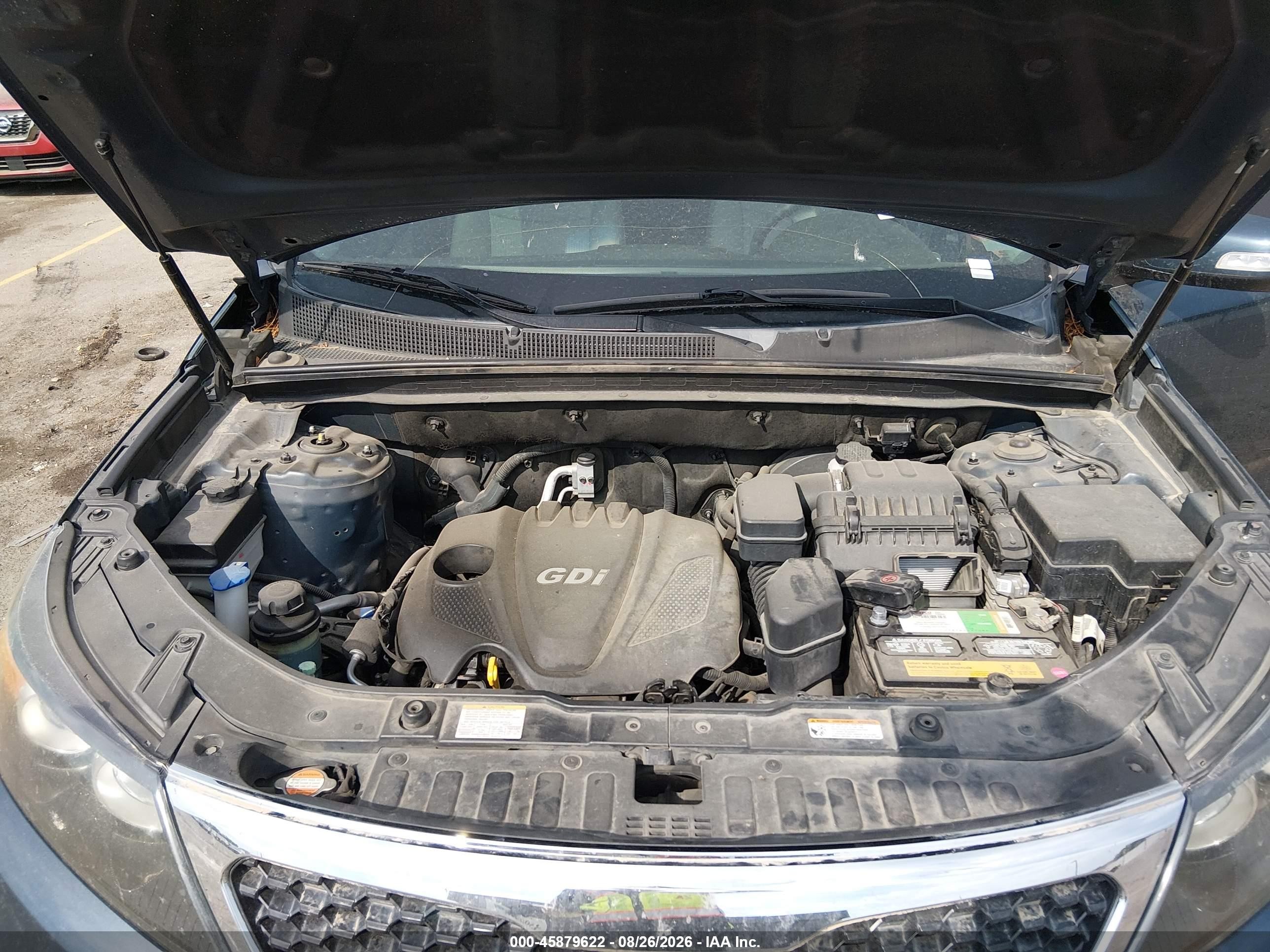 2012 Kia Sorento Lx Серый vin: 5XYKT3A68CG207948