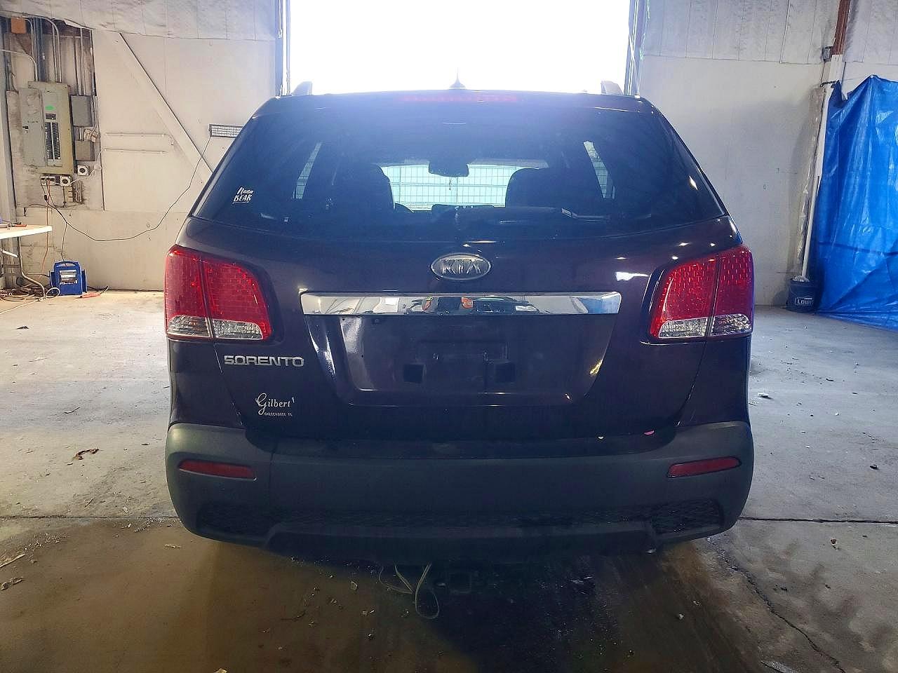 2012 Kia Sorento Lx Burgundy vin: 5XYKT3A68CG223485
