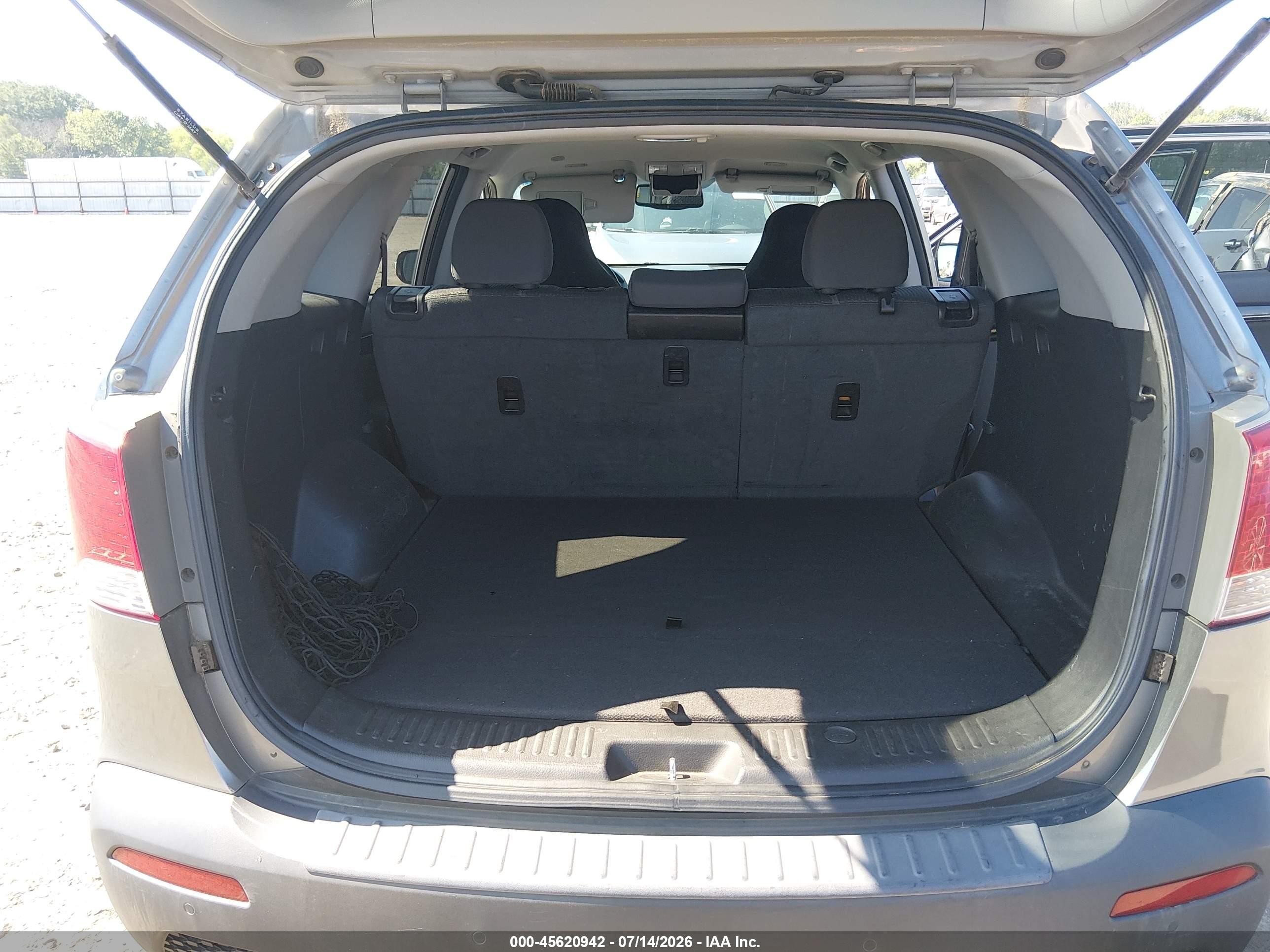2012 Kia Sorento Lx Gray vin: 5XYKT3A68CG294900