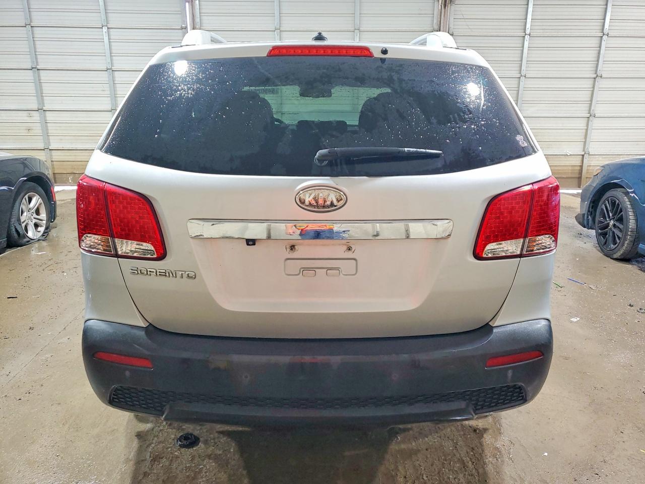 2013 Kia Sorento Lx Silver vin: 5XYKT3A68DG381343