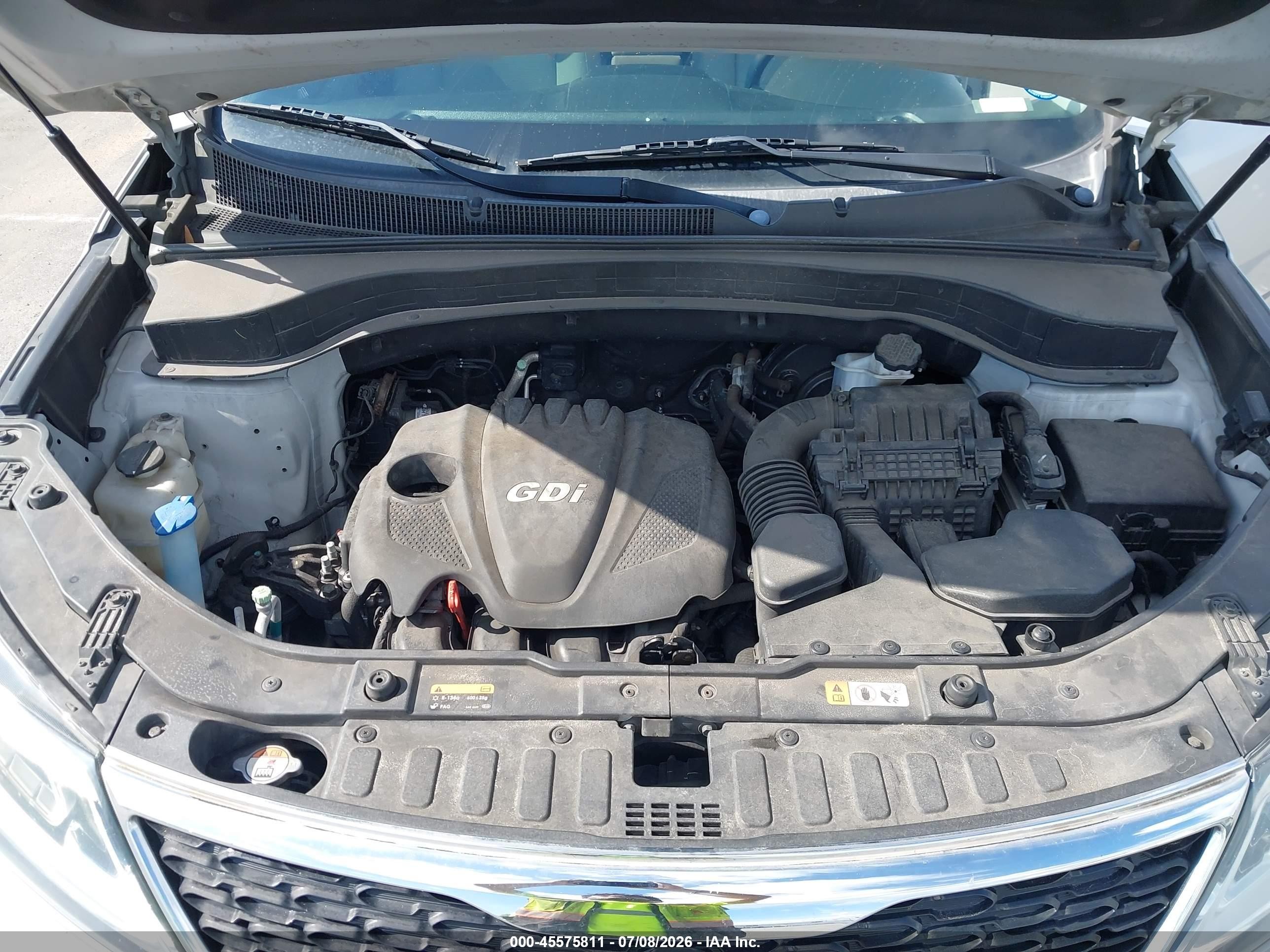 2014 Kia Sorento Lx Silver vin: 5XYKT3A68EG477264