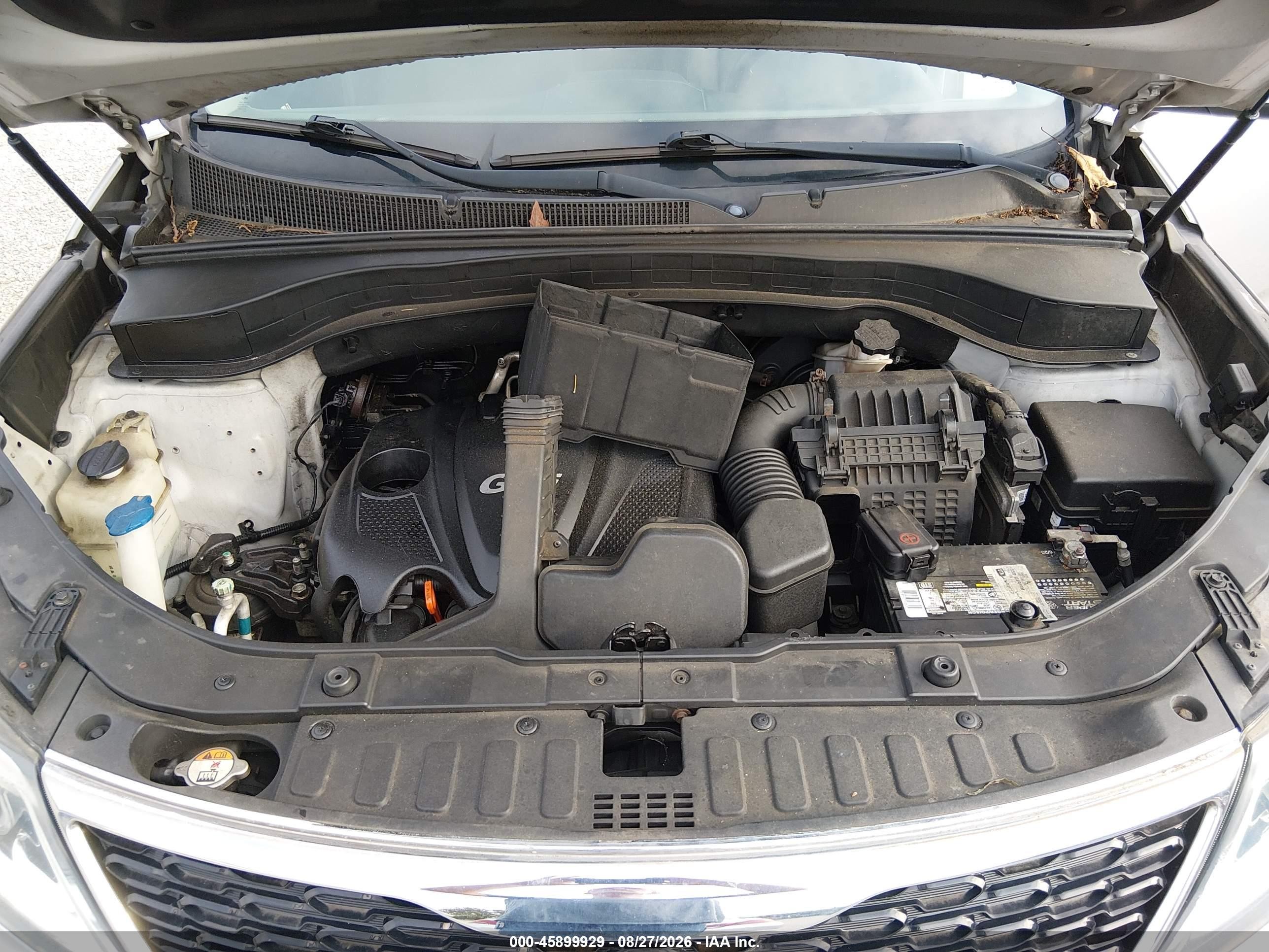 2014 Kia Sorento Lx Серебряный vin: 5XYKT3A68EG508609