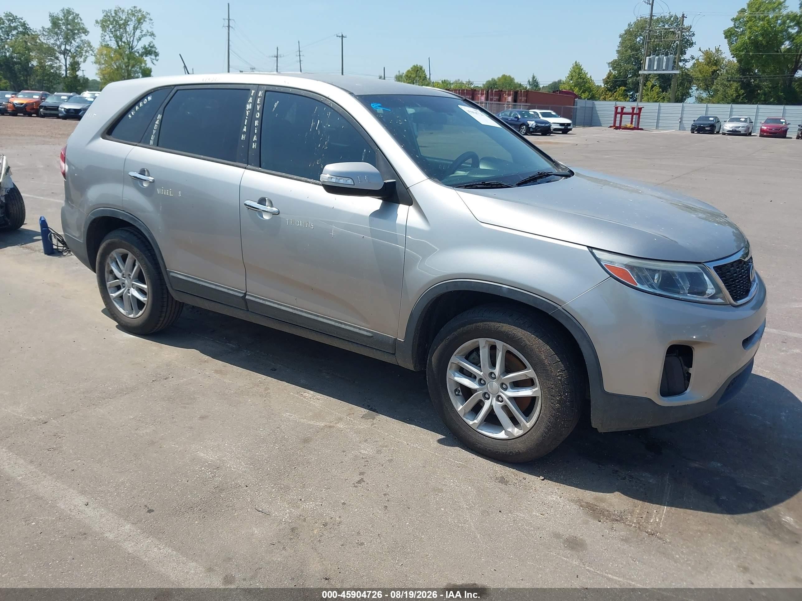 2014 Kia Sorento Lx Tan vin: 5XYKT3A68EG510697