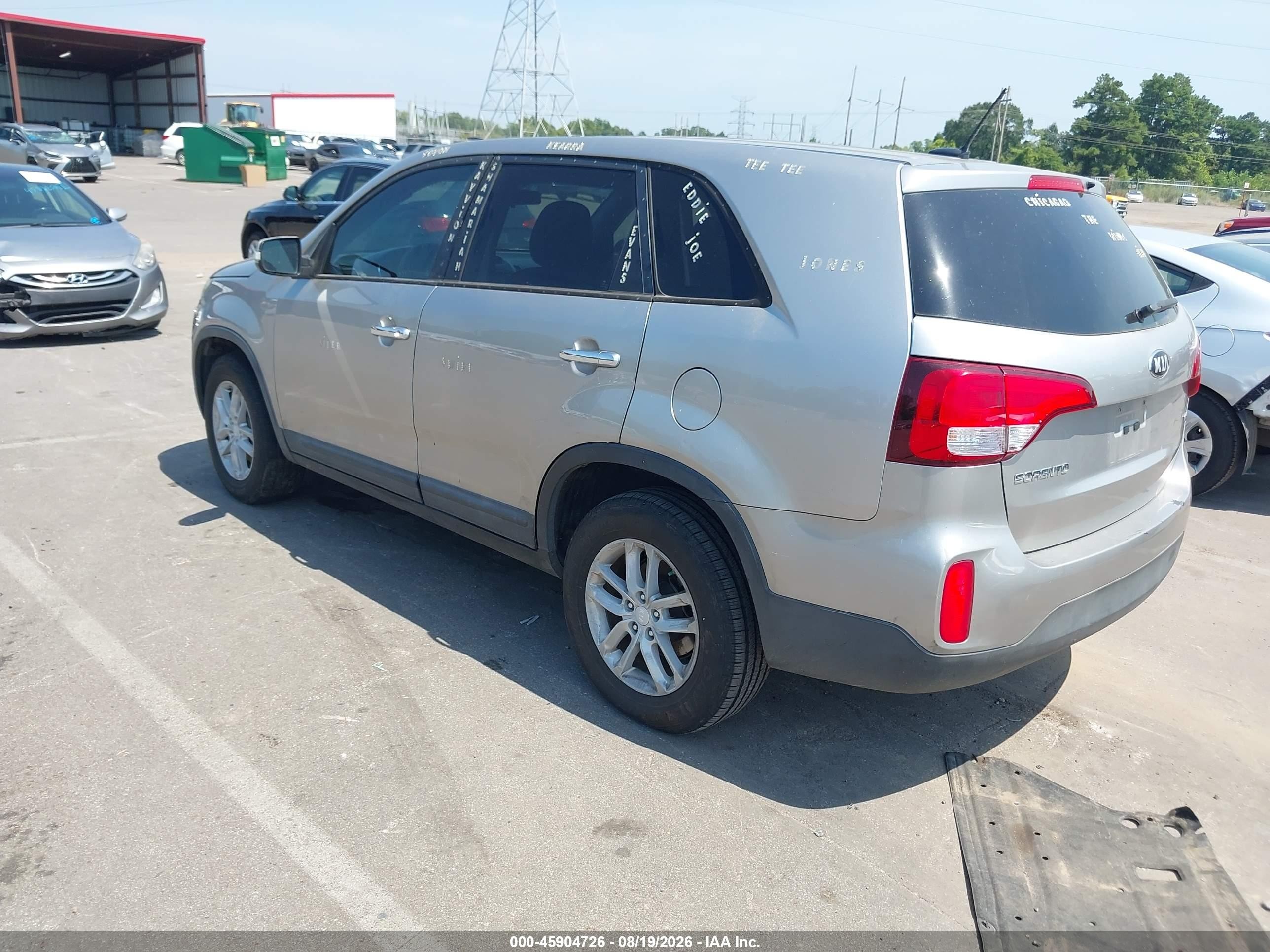 2014 Kia Sorento Lx Tan vin: 5XYKT3A68EG510697