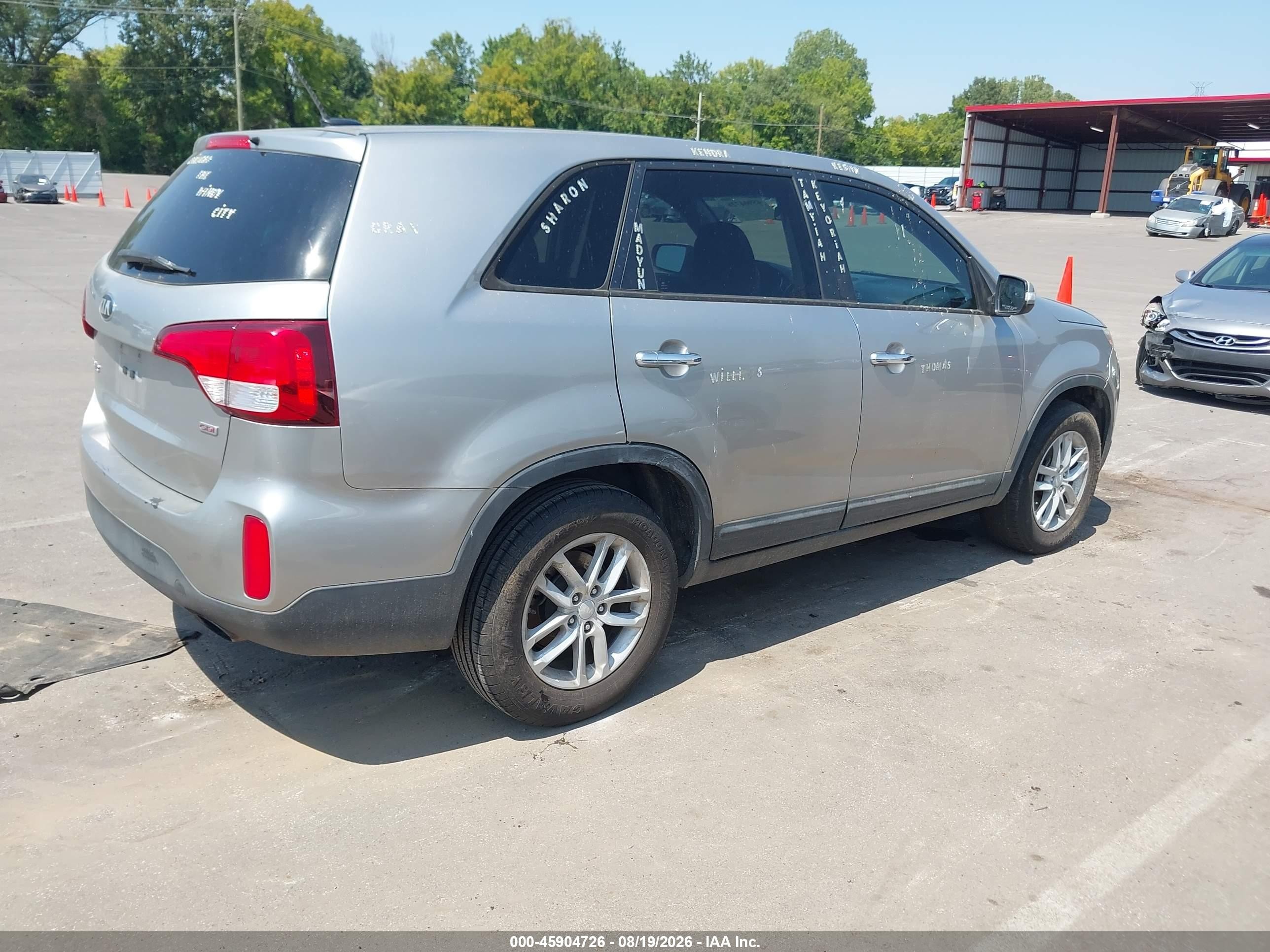 2014 Kia Sorento Lx Tan vin: 5XYKT3A68EG510697