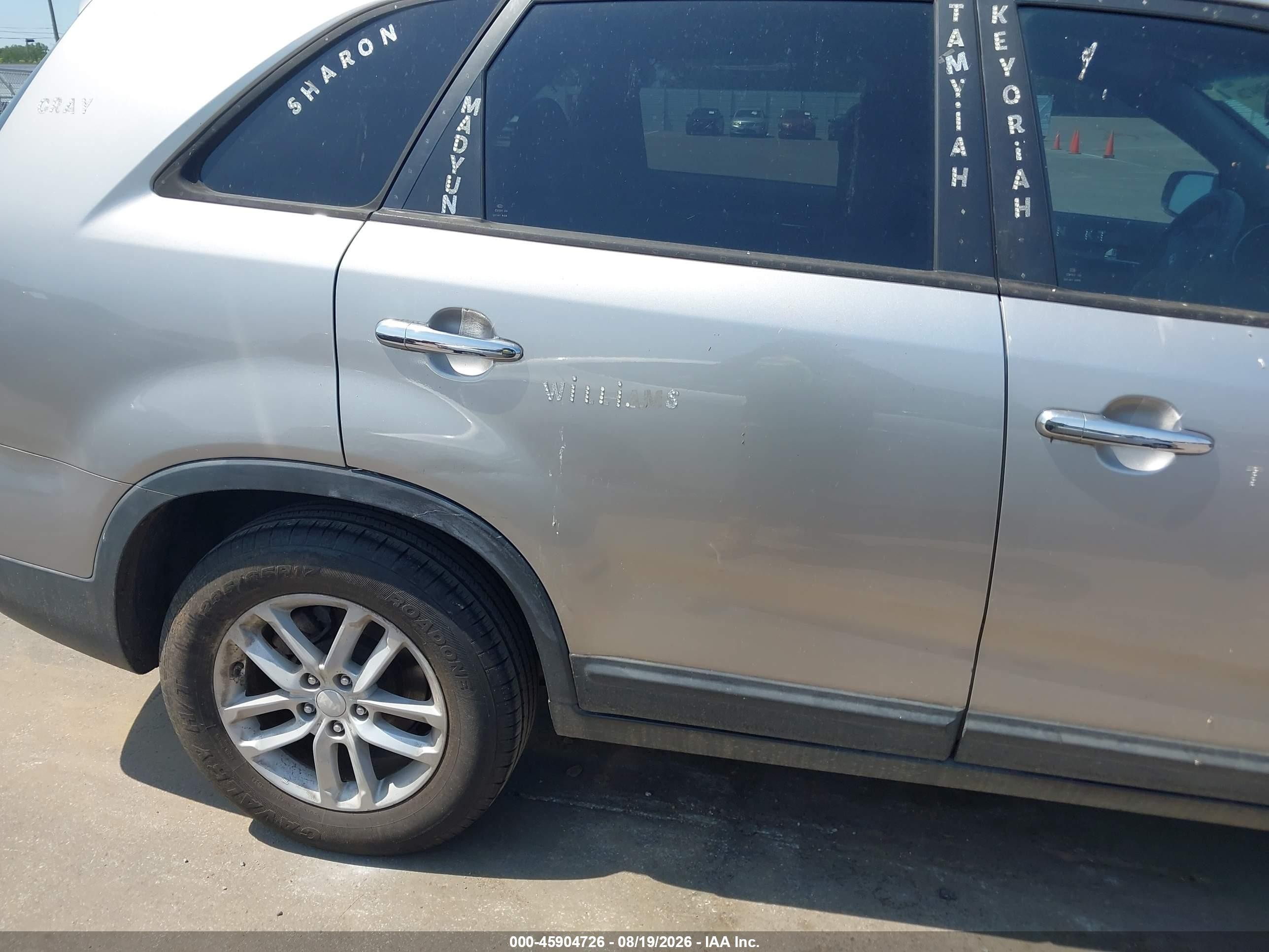 2014 Kia Sorento Lx Tan vin: 5XYKT3A68EG510697
