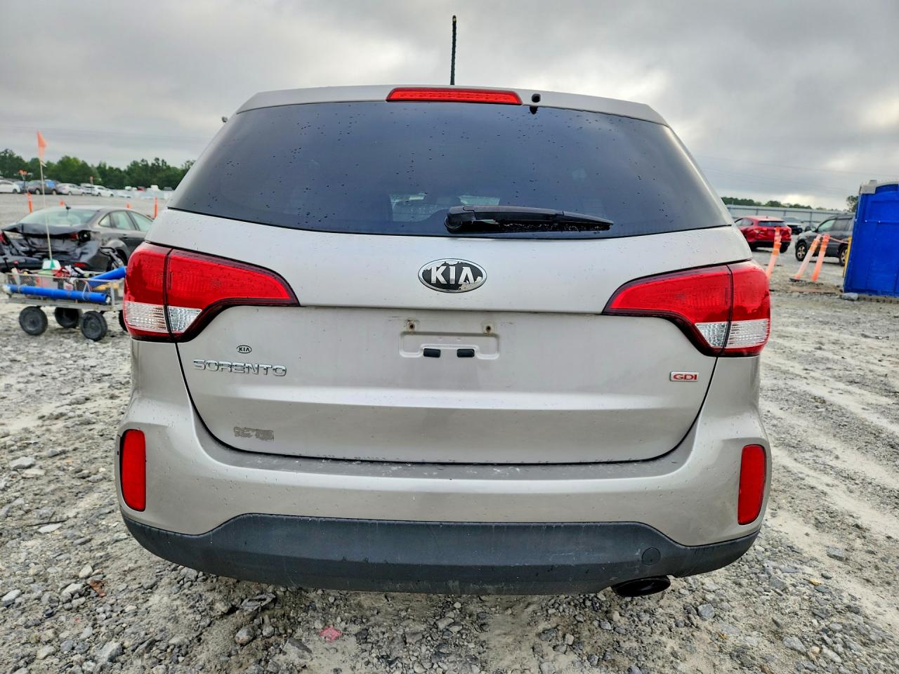2014 Kia Sorento Lx Серебряный vin: 5XYKT3A68EG524471