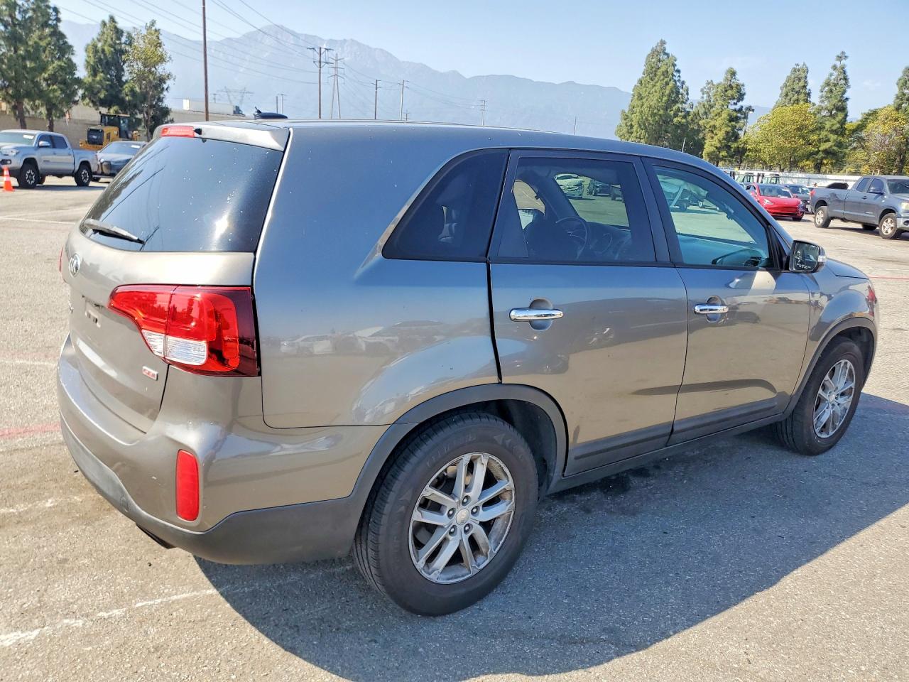 2014 Kia Sorento Lx Gray vin: 5XYKT3A68EG536927