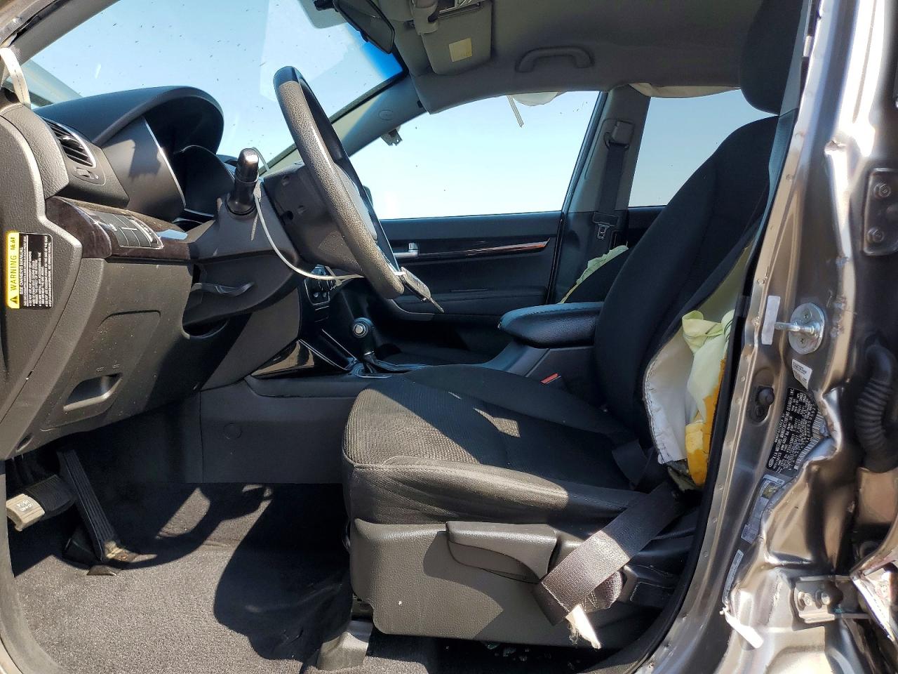 2014 Kia Sorento Lx Gray vin: 5XYKT3A68EG536927