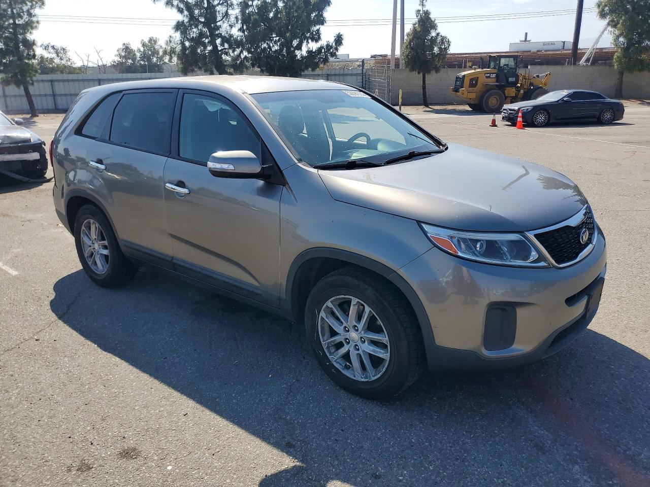 2014 Kia Sorento Lx Gray vin: 5XYKT3A68EG536927