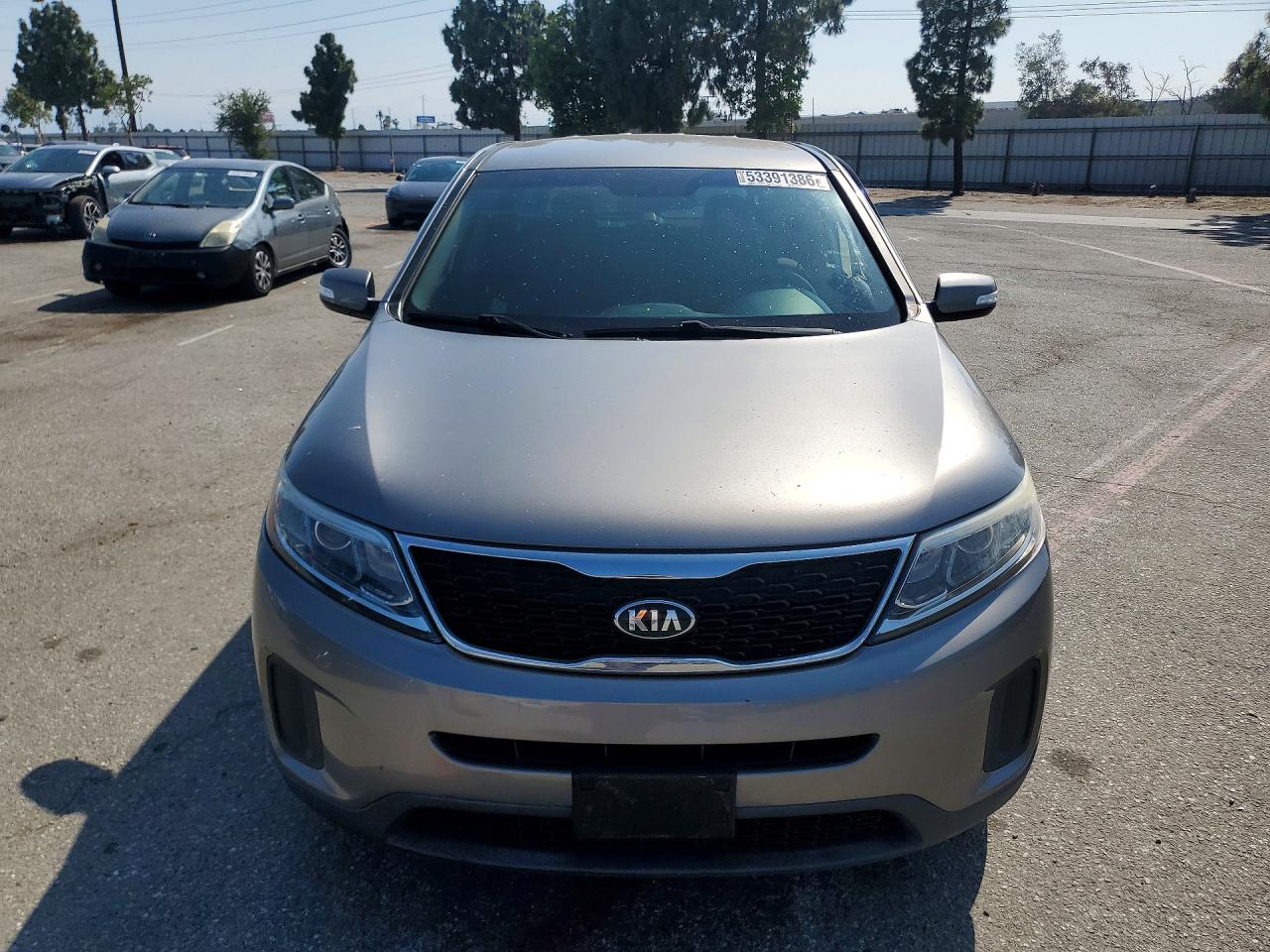 2014 Kia Sorento Lx Gray vin: 5XYKT3A68EG536927