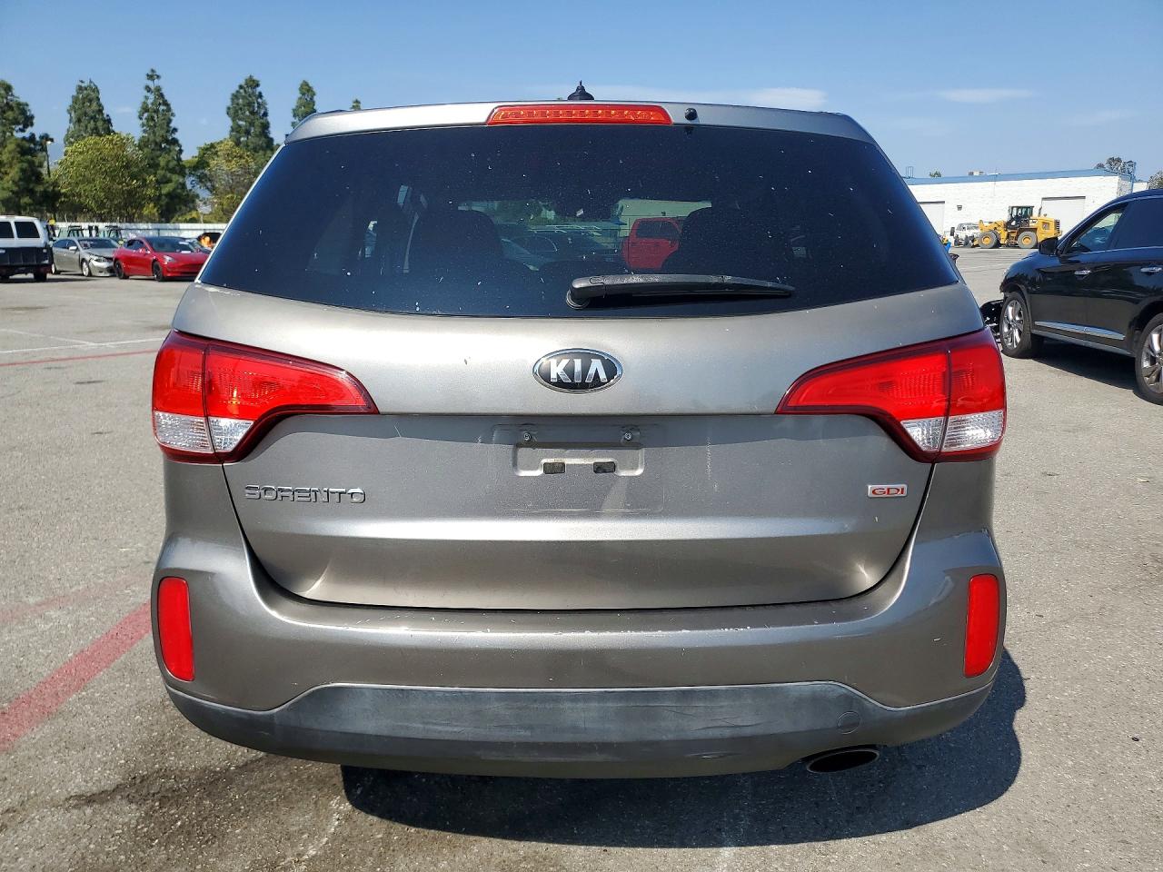 2014 Kia Sorento Lx Gray vin: 5XYKT3A68EG536927