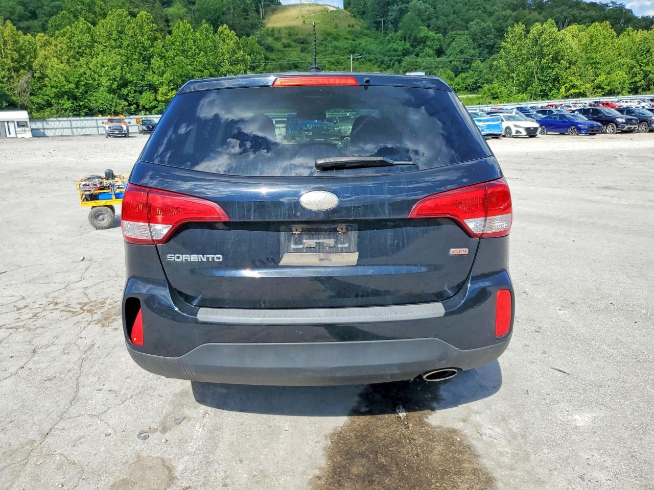 2015 Kia Sorento Lx Черный vin: 5XYKT3A68FG580203