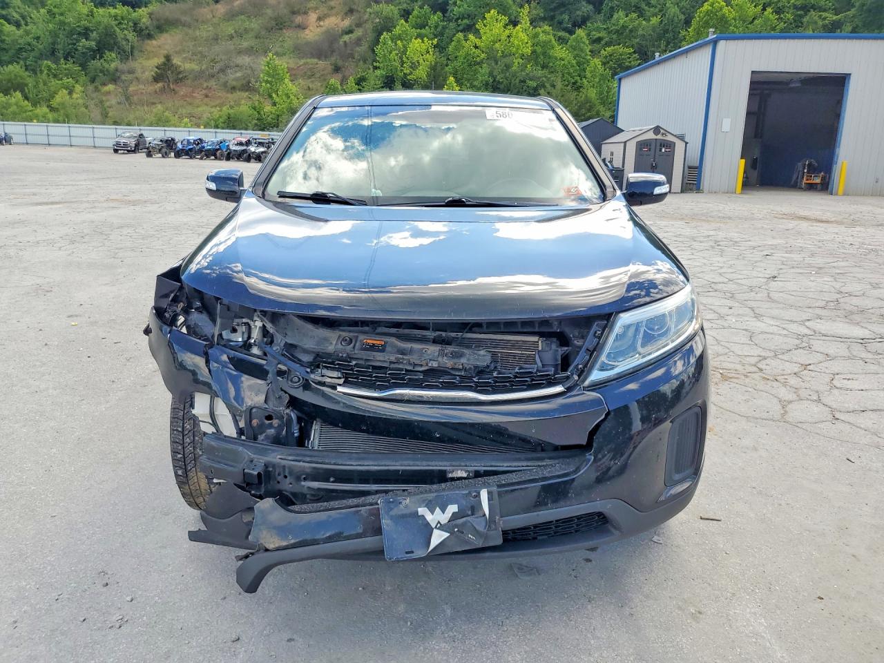 2015 Kia Sorento Lx Черный vin: 5XYKT3A68FG580203