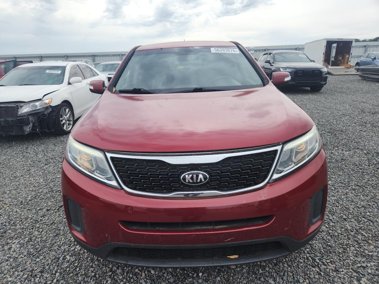 2015 Kia Sorento Lx Burgundy vin: 5XYKT3A68FG603317