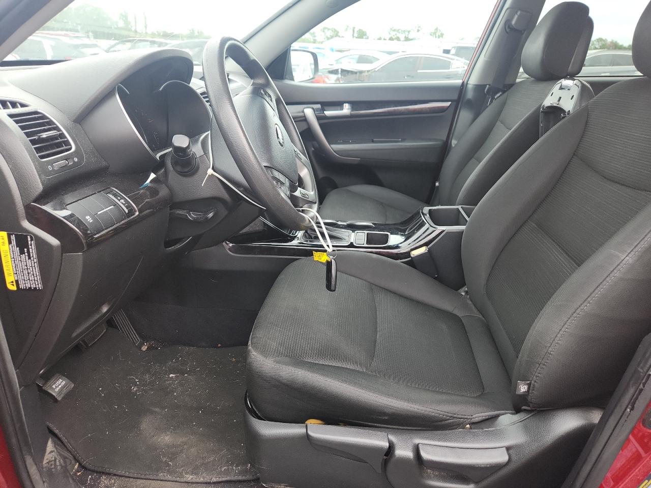 2015 Kia Sorento Lx Burgundy vin: 5XYKT3A68FG603317