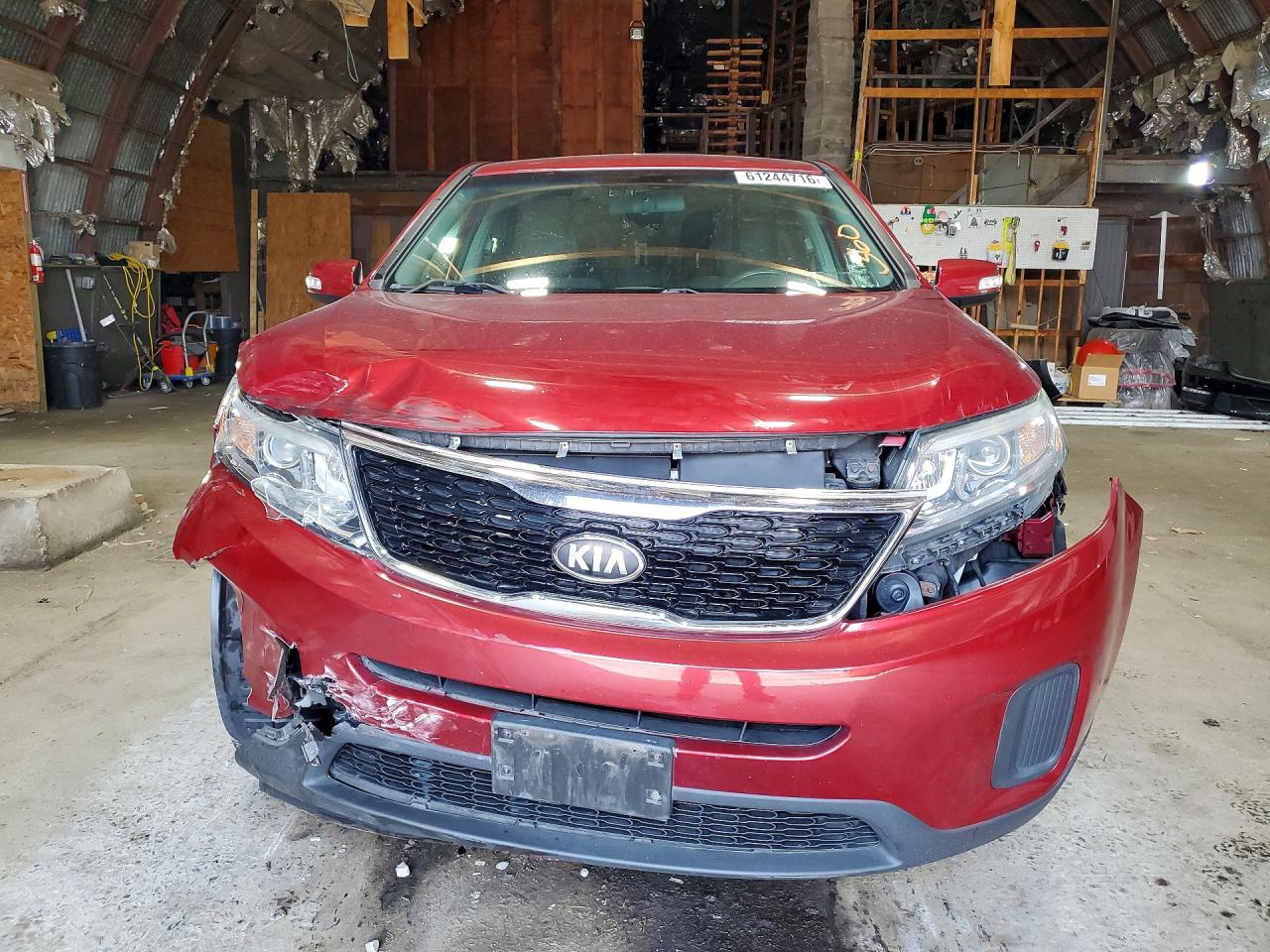 2015 Kia Sorento Lx Бордовый vin: 5XYKT3A68FG609473