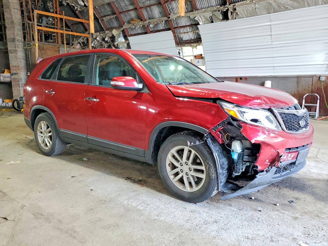 2015 Kia Sorento Lx Бордовый vin: 5XYKT3A68FG609473