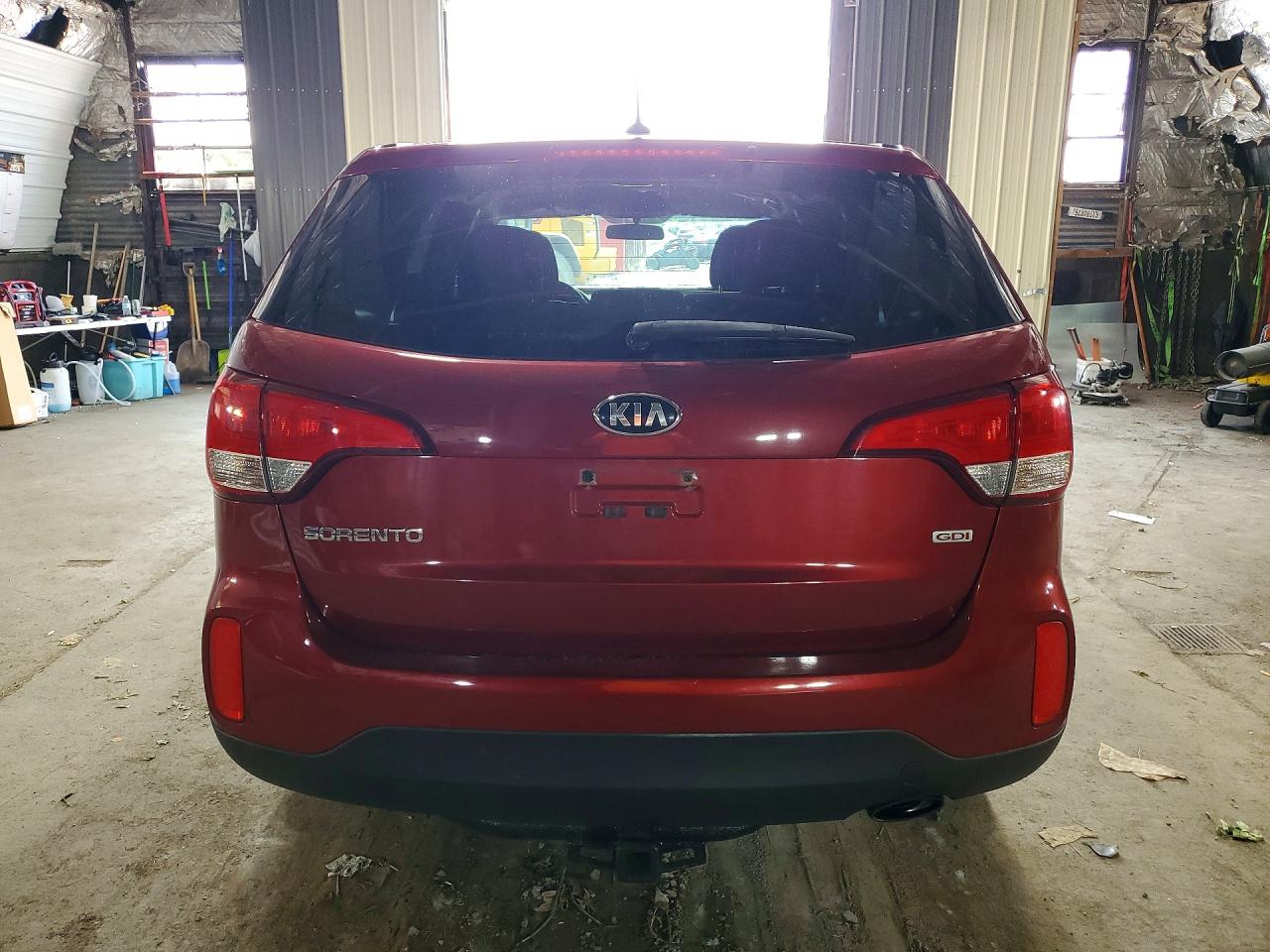 2015 Kia Sorento Lx Бордовый vin: 5XYKT3A68FG609473