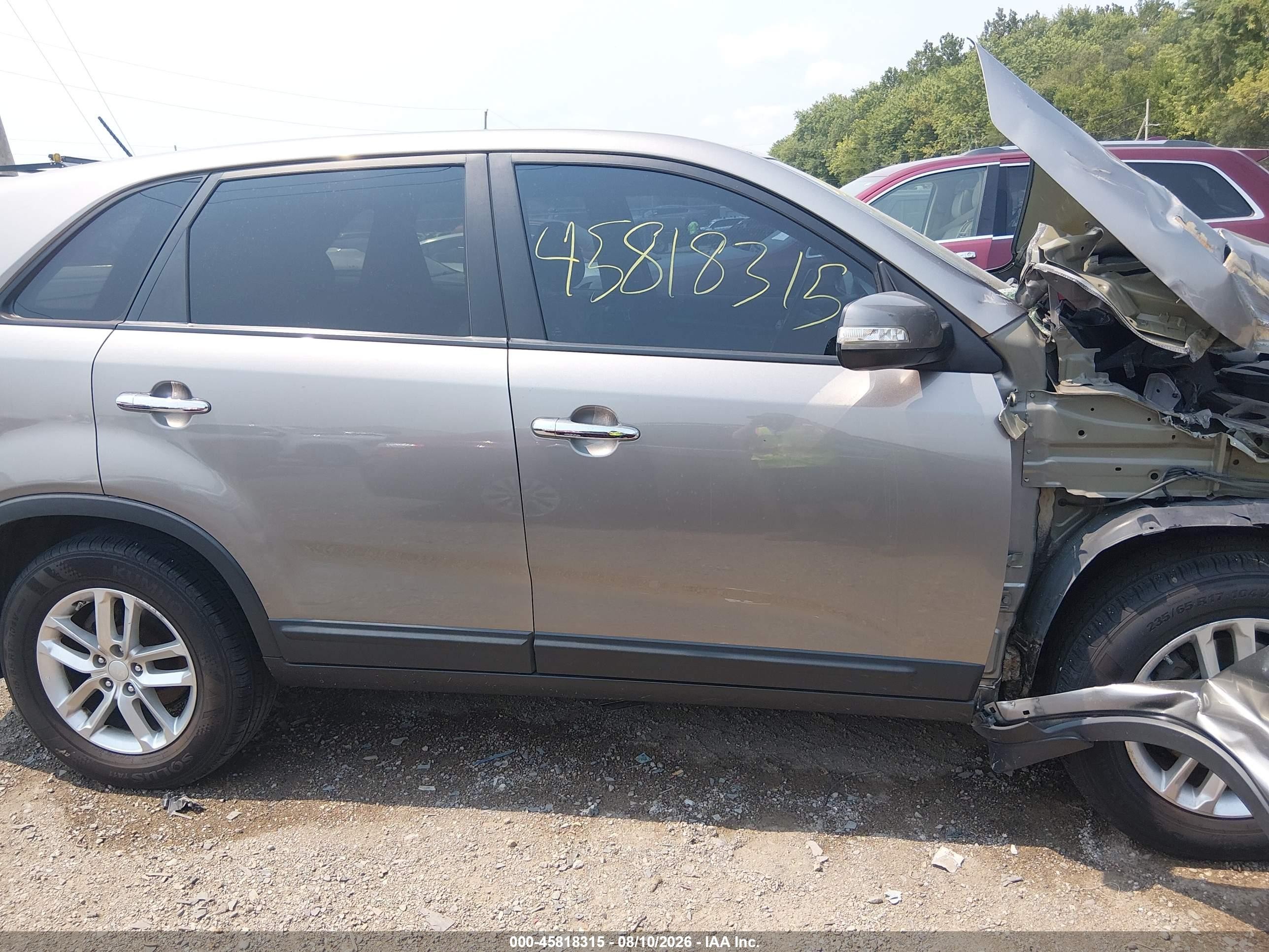 2015 Kia Sorento Lx Silver vin: 5XYKT3A68FG618612
