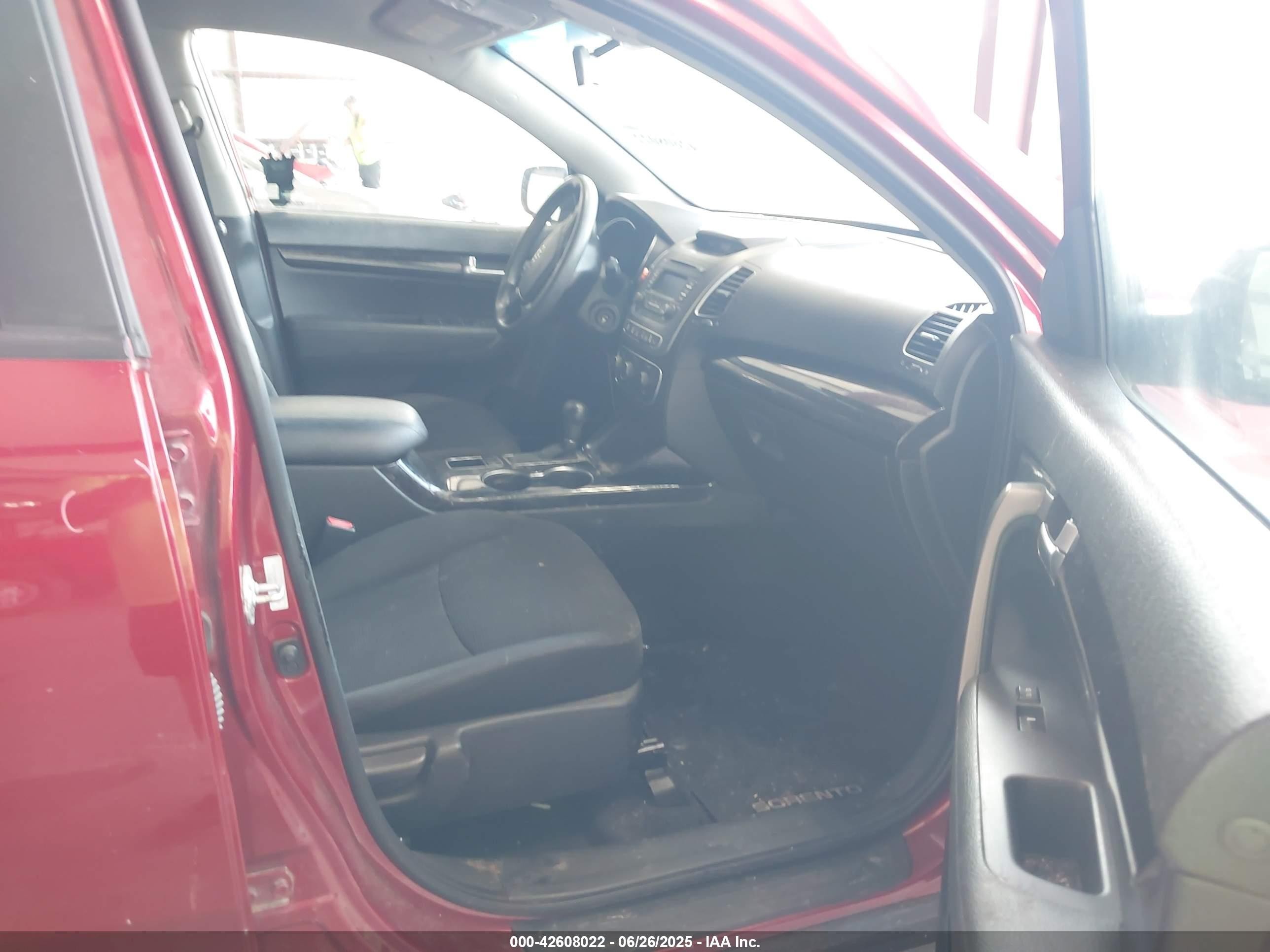 2014 Kia Sorento Lx Red vin: 5XYKT3A69EG426193
