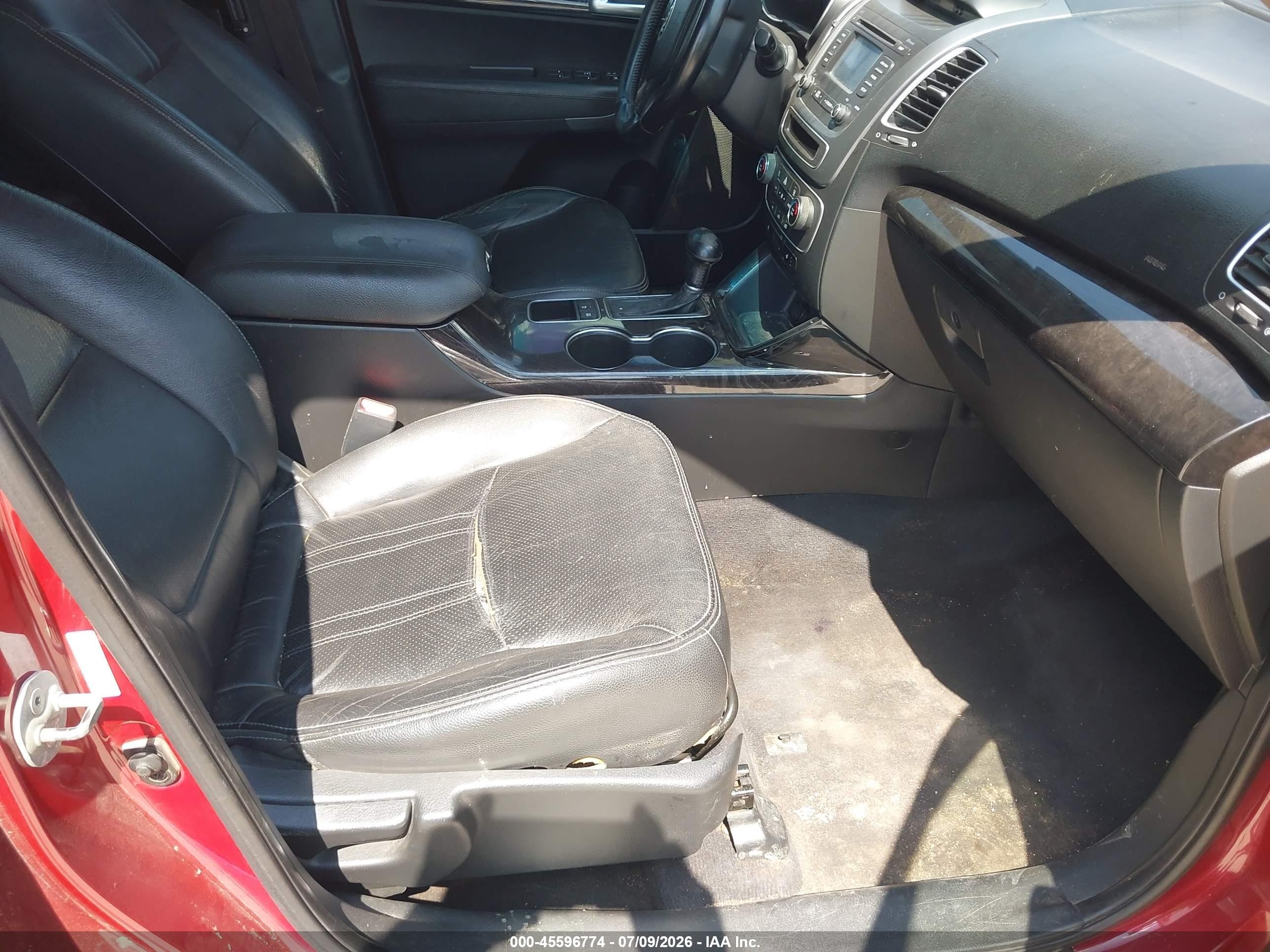 2014 Kia Sorento Lx Red vin: 5XYKT3A69EG448453