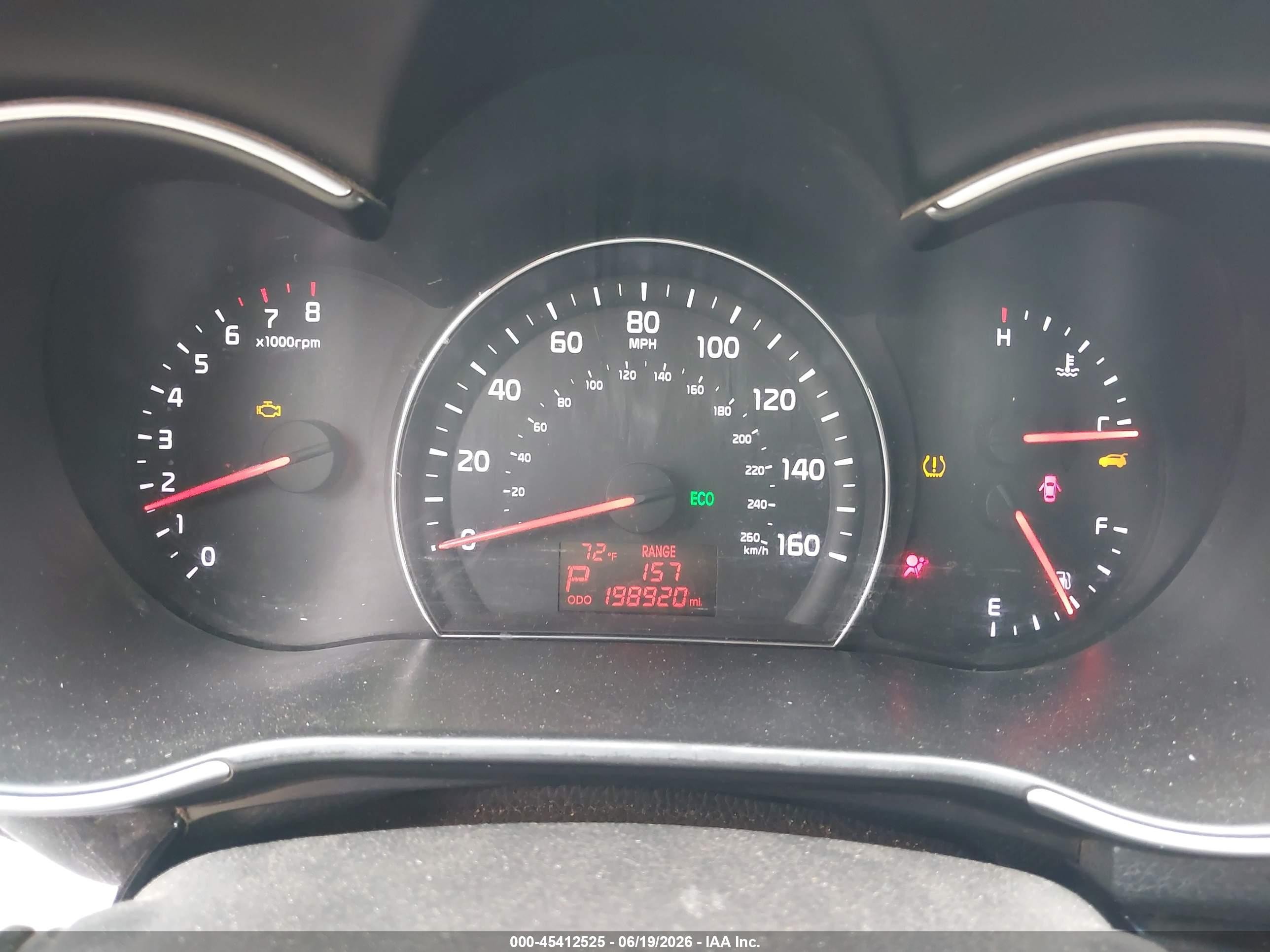 2014 Kia Sorento Lx Бордовый vin: 5XYKT3A69EG456780