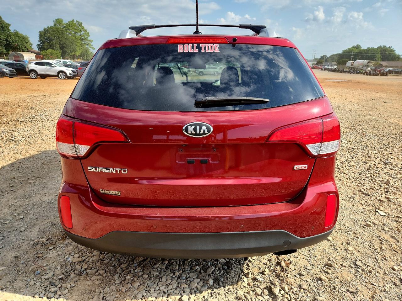 2014 Kia Sorento Lx Red vin: 5XYKT3A69EG509008