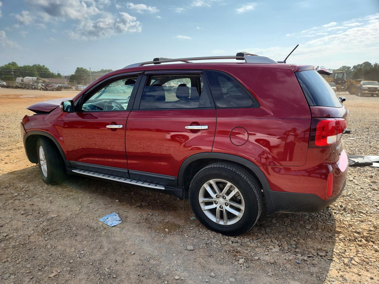 2014 Kia Sorento Lx Red vin: 5XYKT3A69EG509008