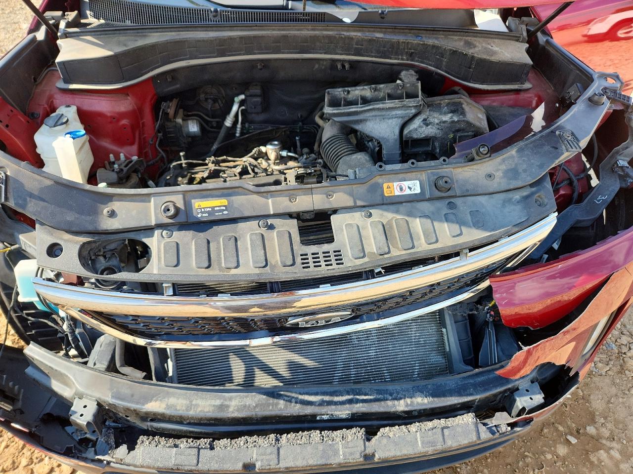 2014 Kia Sorento Lx Red vin: 5XYKT3A69EG509008
