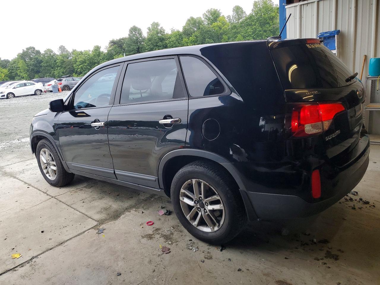 2014 Kia Sorento Lx Black vin: 5XYKT3A69EG536368