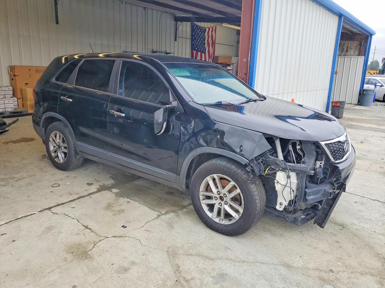 2014 Kia Sorento Lx Black vin: 5XYKT3A69EG536368